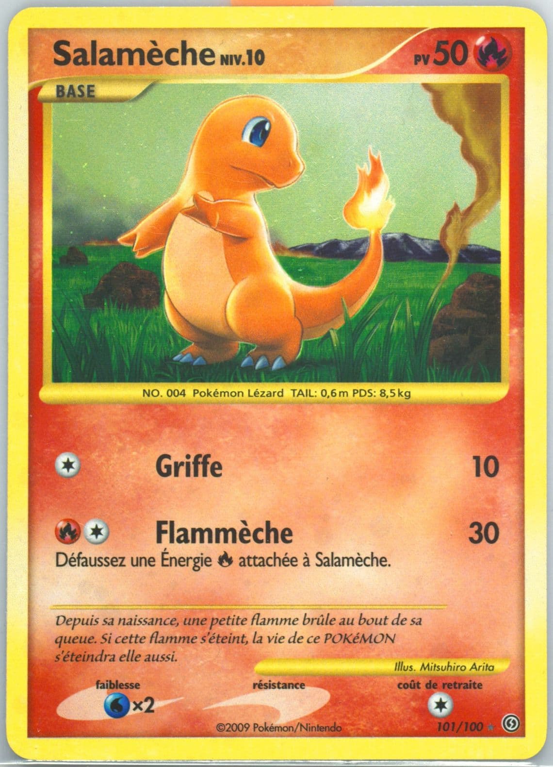 Salameche-Holo (101) 2009 Pokemon French Diamond & Pearl Stormfront