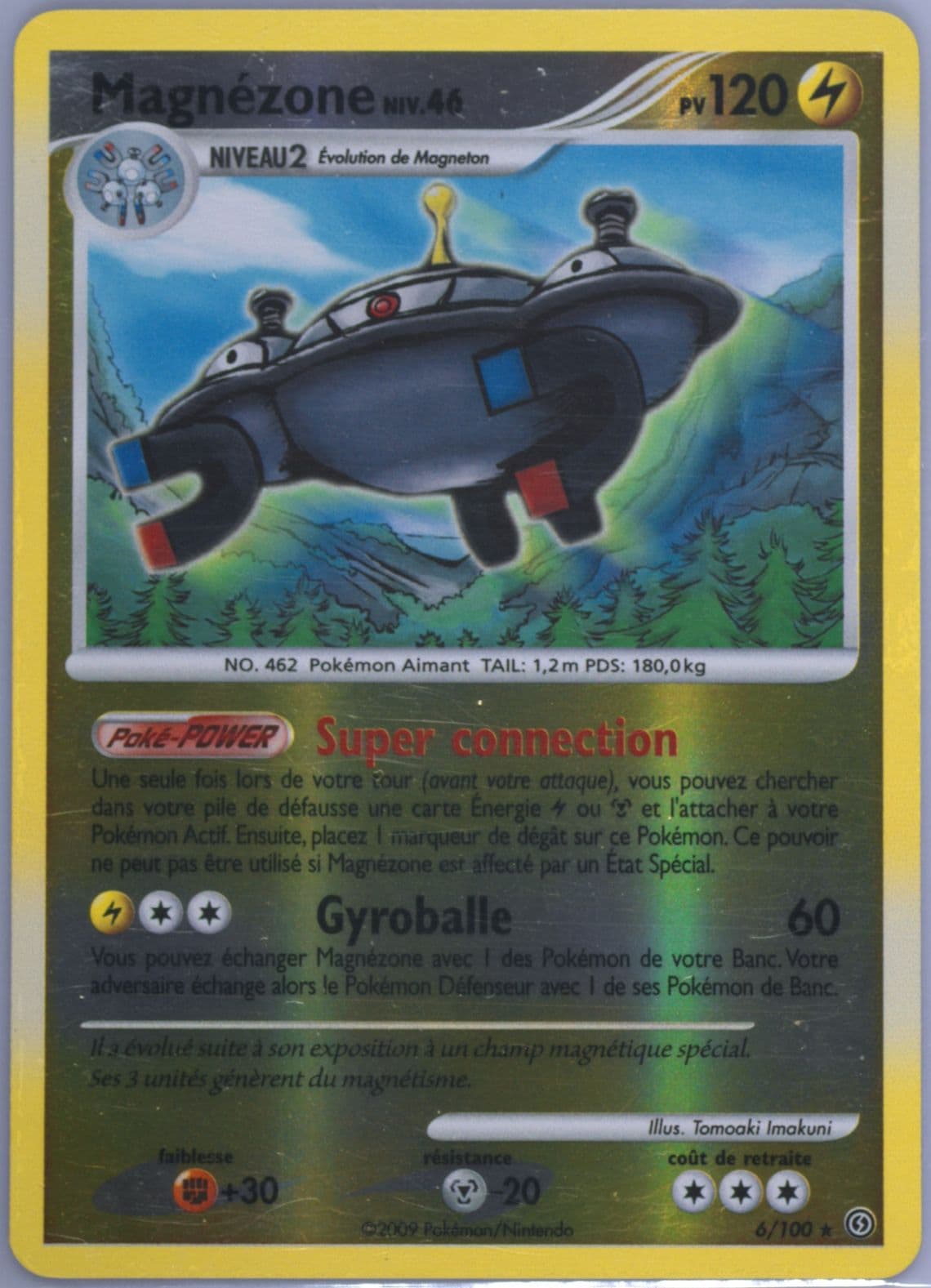 Magnezone-Reverse Foil (6) 2009 Pokemon French Diamond & Pearl Stormfront