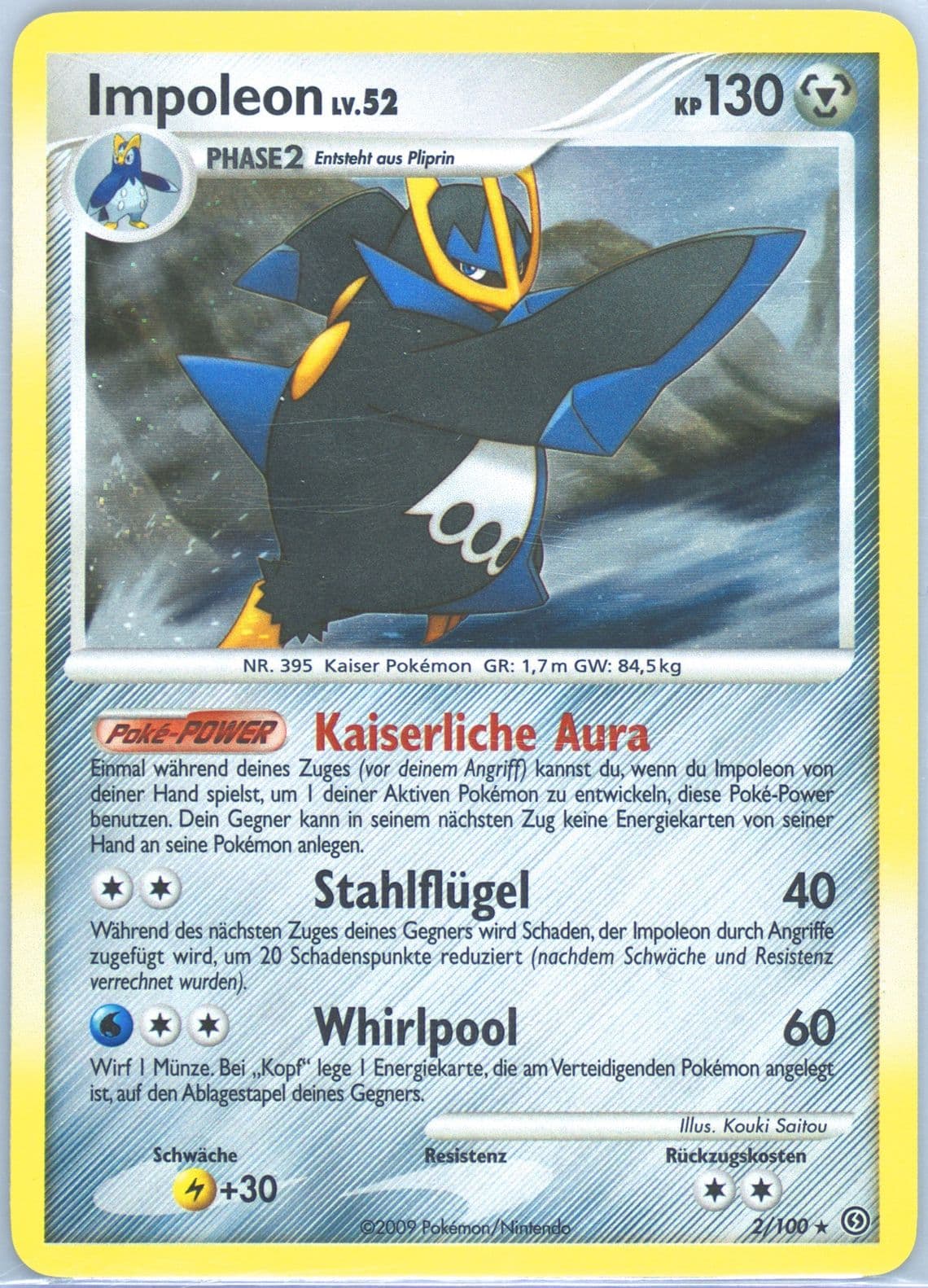 Impoleon-Holo (2) 2009 Pokemon German Diamond & Pearl Stormfront