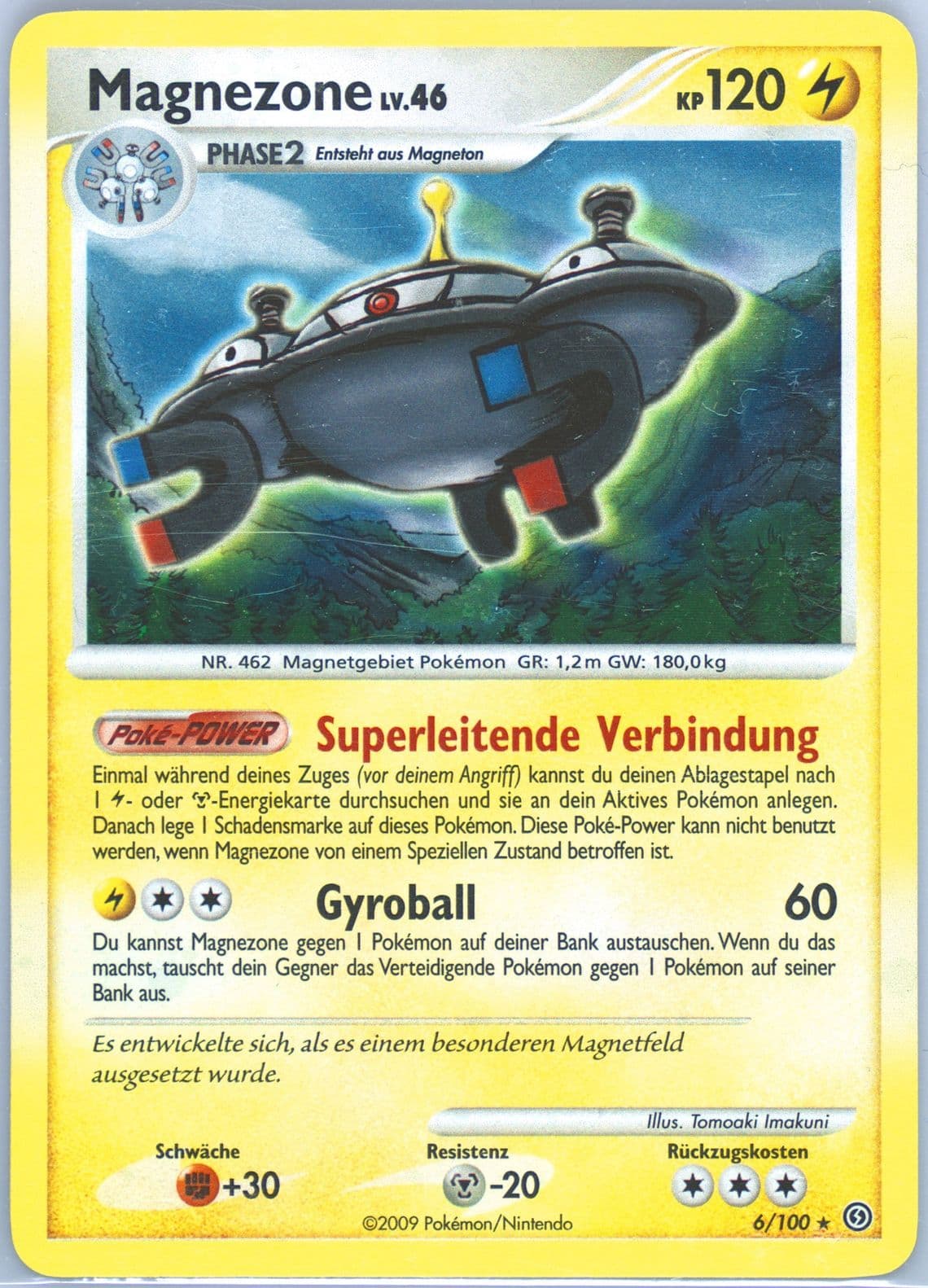 Magnezone-Holo (6) 2009 Pokemon German Diamond & Pearl Stormfront