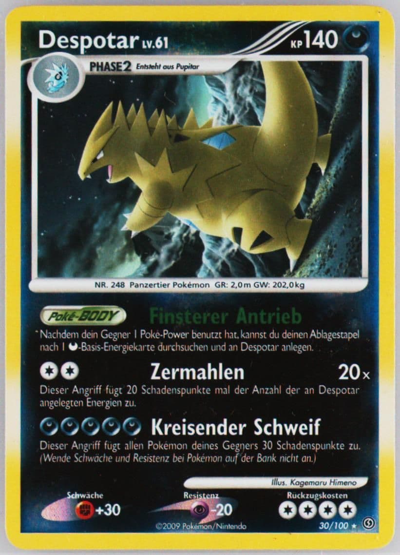 Despotar-Reverse Foil (30) 2009 Pokemon German Diamond & Pearl Stormfront