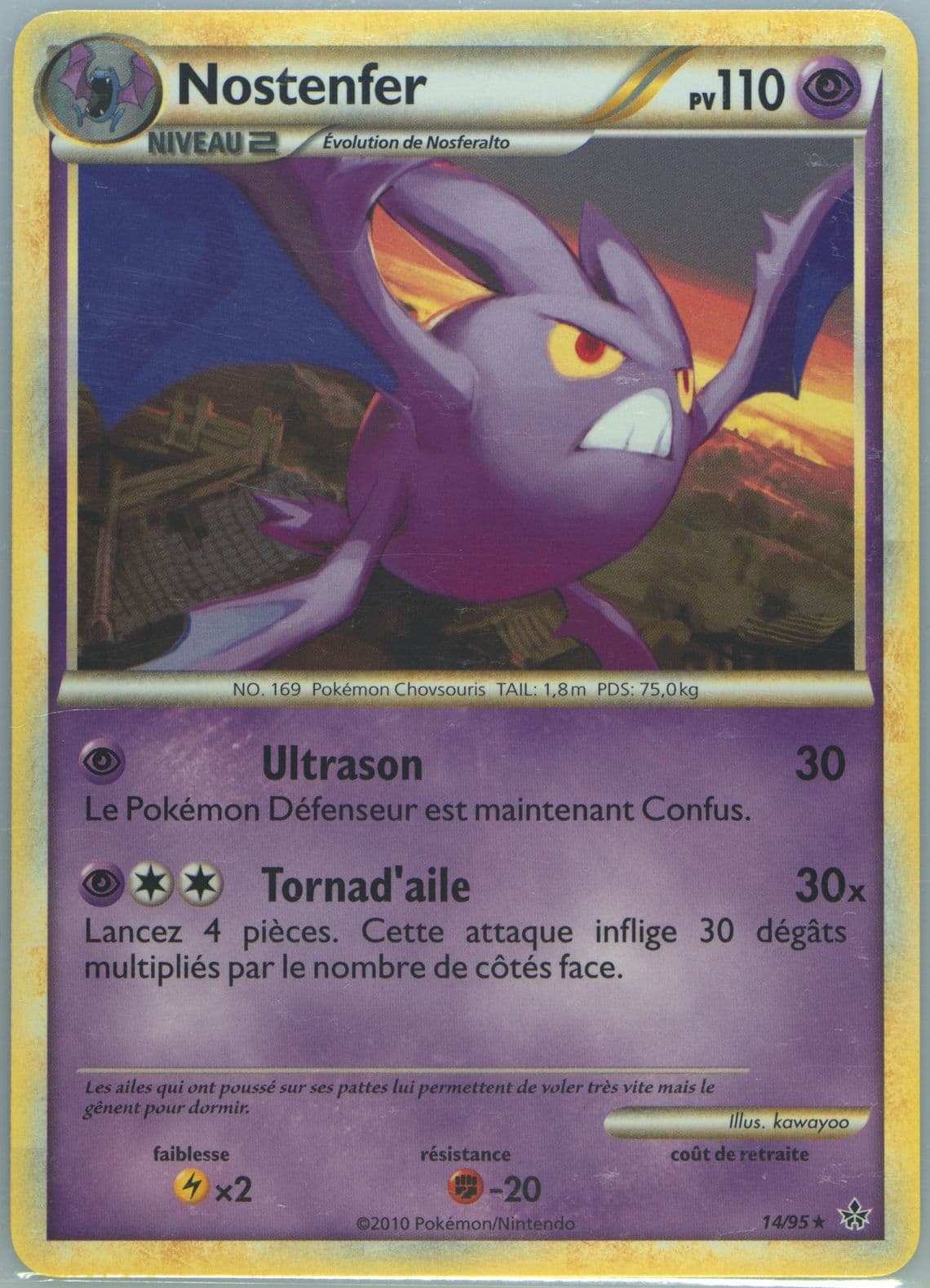 Nostenfer French (14) 2010 Pokemon Heartgold & Soulsilver Unleashed