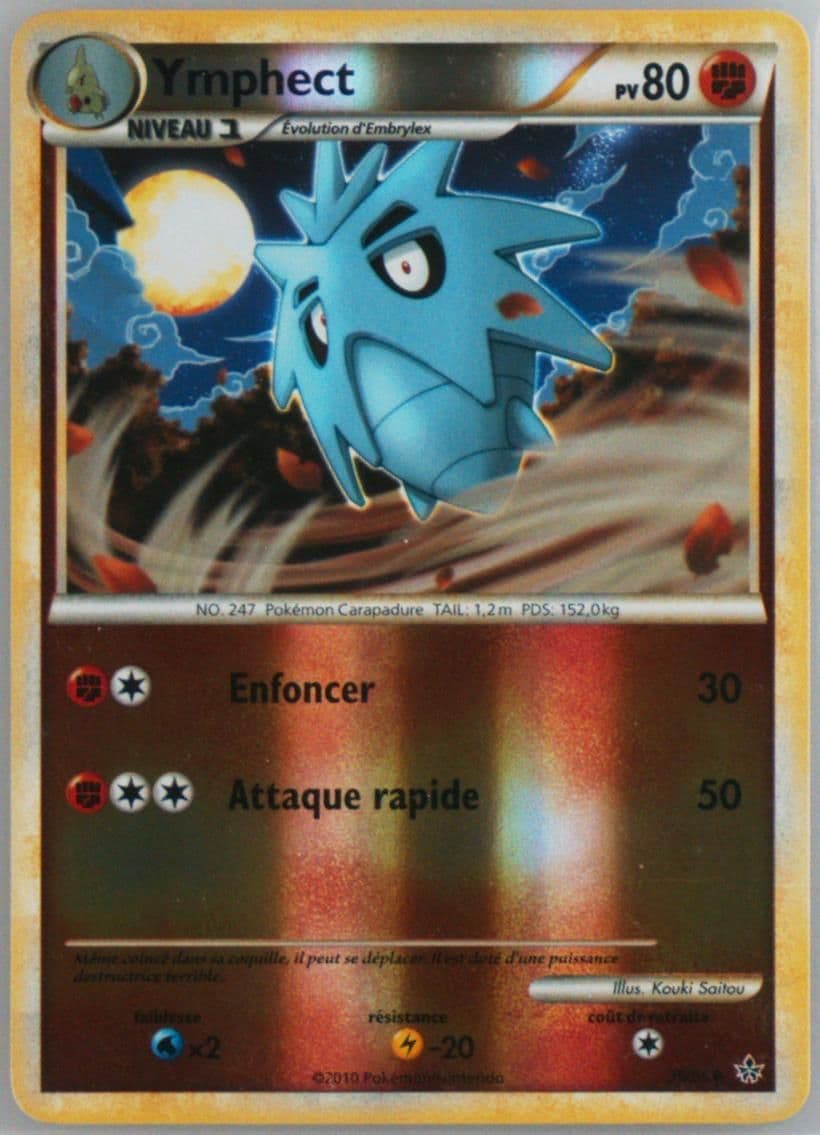 Ymphect-Reverse Foil French (39) 2010 Pokemon Heartgold & Soulsilver Unleashed