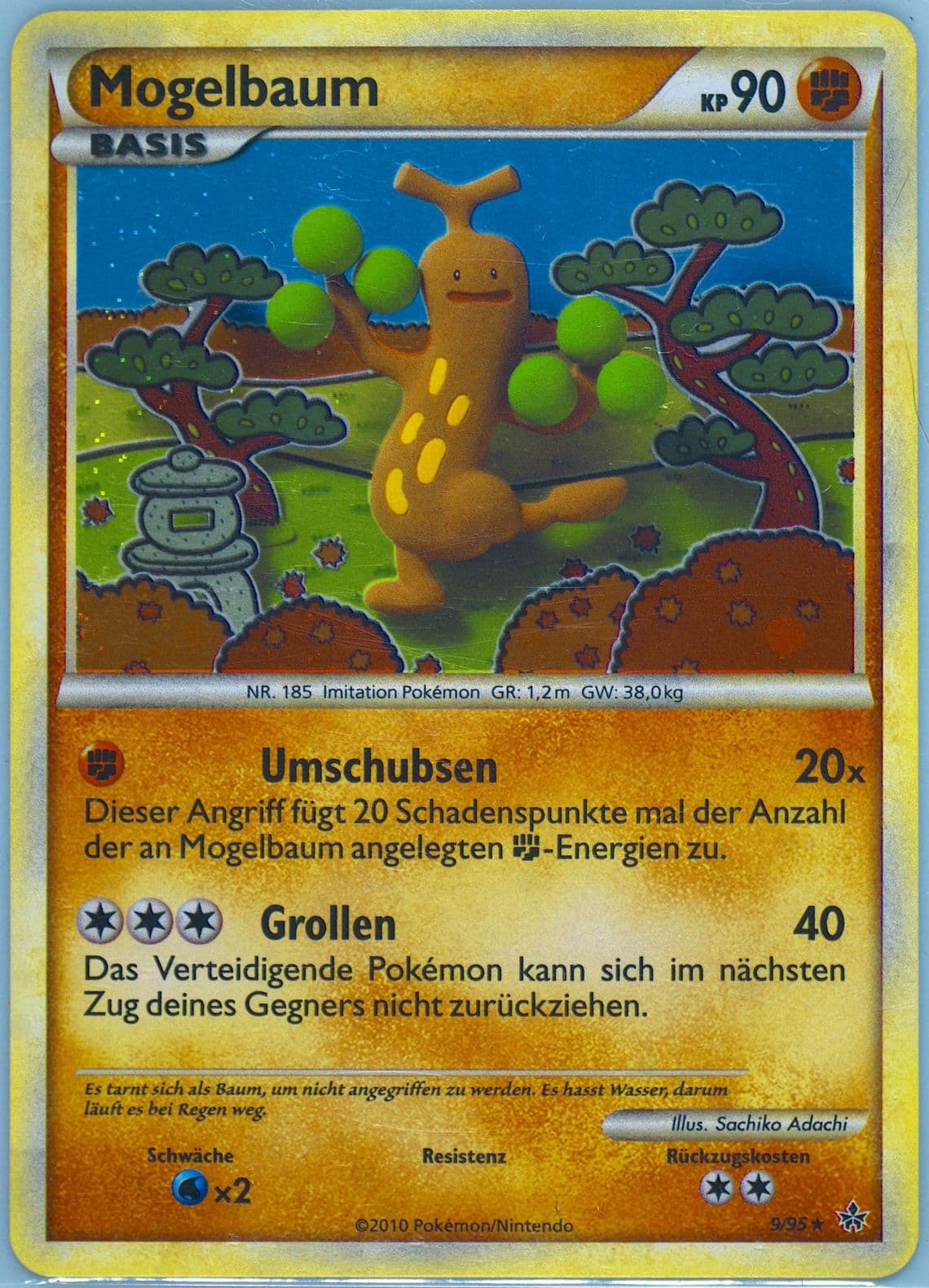 Mogelbaum-Holo German (9) 2010 Pokemon Heartgold & Soulsilver Unleashed