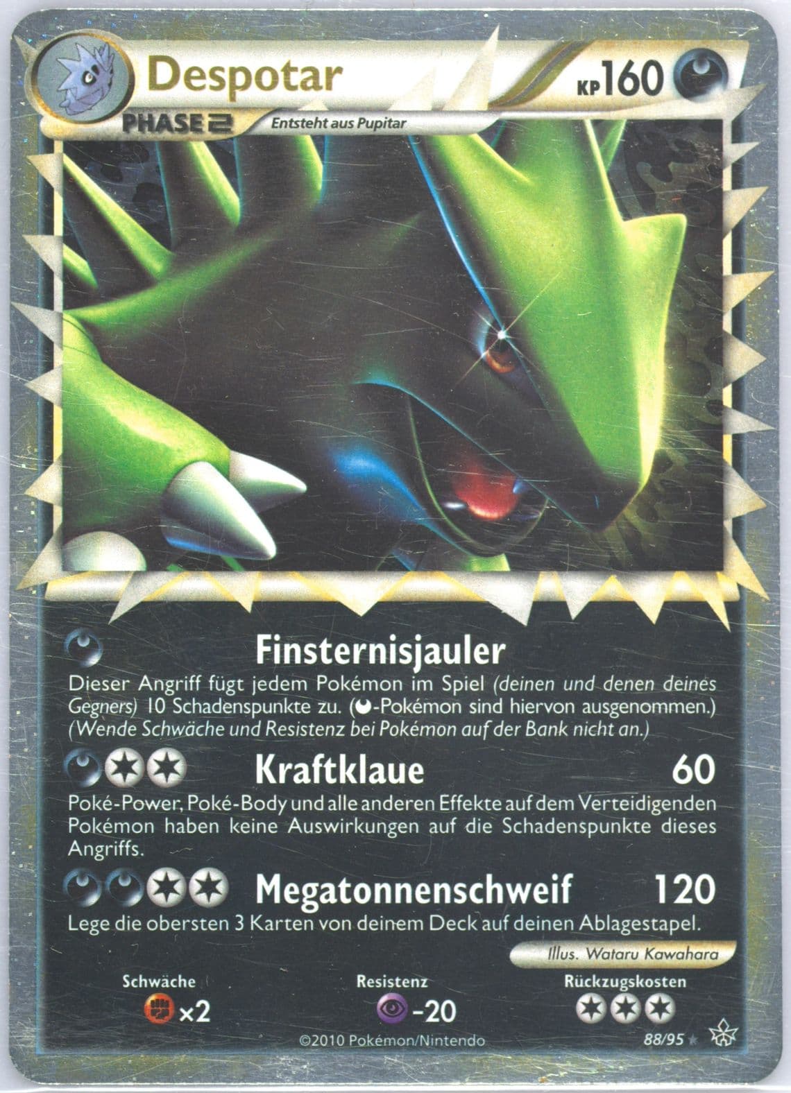 Despotar-Holo German (88) 2010 Pokemon Heartgold & Soulsilver Unleashed
