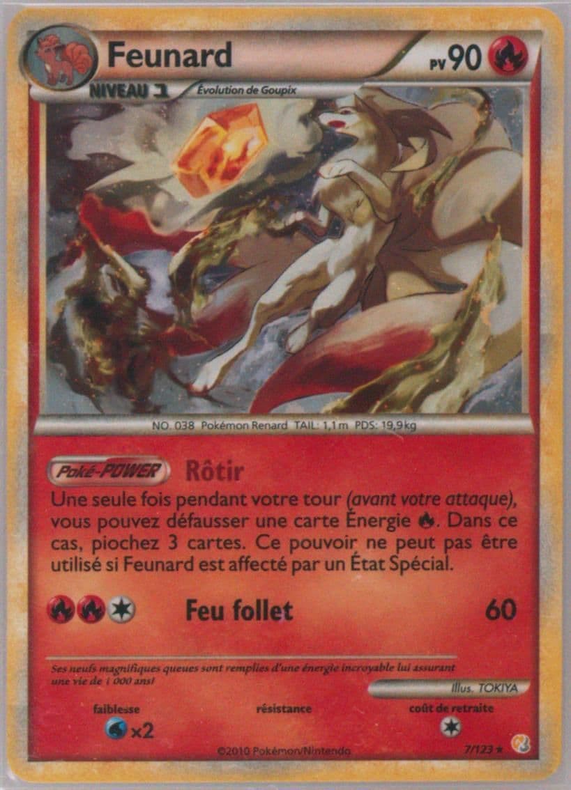 Feunard-Holo French (7) 2010 Pokemon Heartgold & Soulsilver