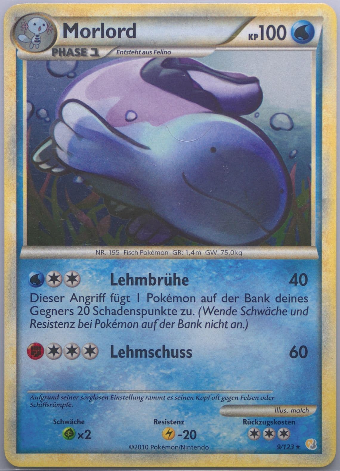 Morlord-Holo German (9) 2010 Pokemon Heartgold & Soulsilver