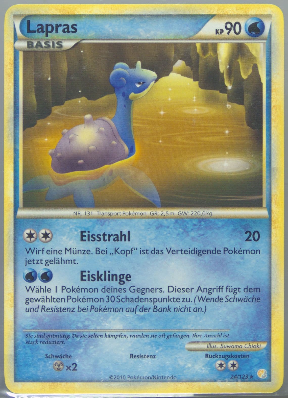 Lapras German (24) 2010 Pokemon Heartgold & Soulsilver