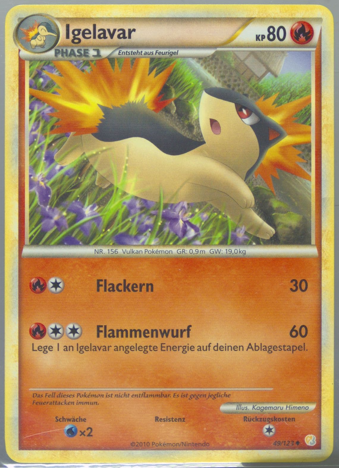 Igelavar German (49) 2010 Pokemon Heartgold & Soulsilver