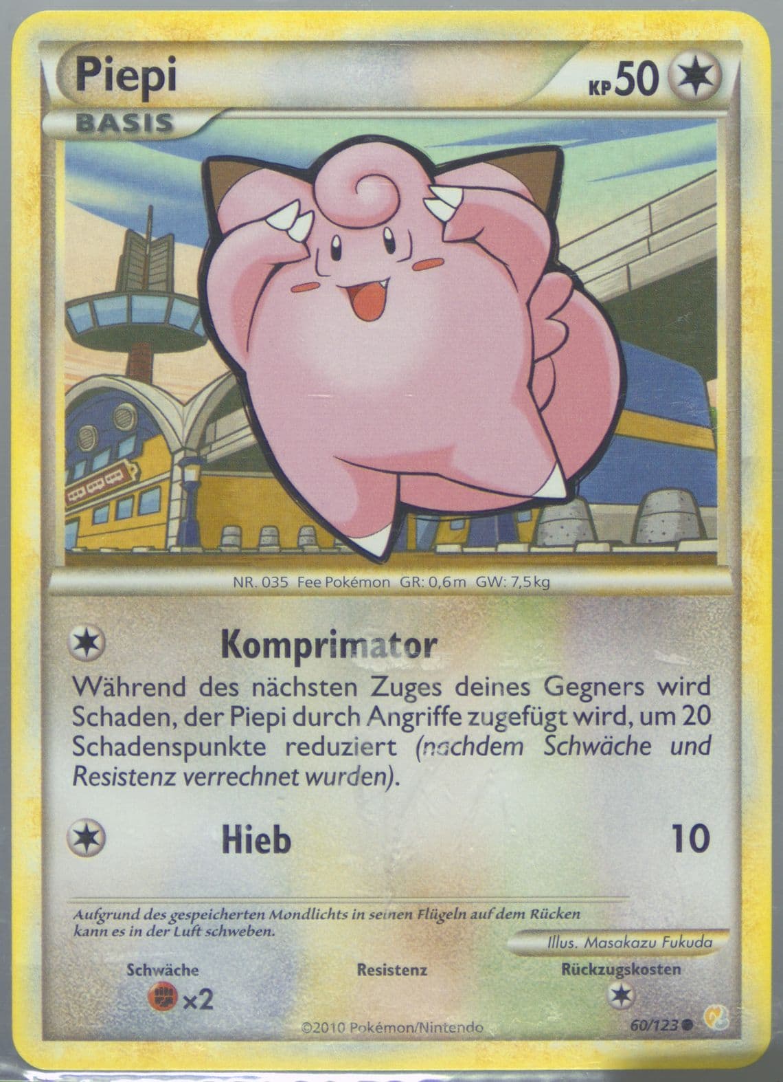 Piepi German (60) 2010 Pokemon Heartgold & Soulsilver