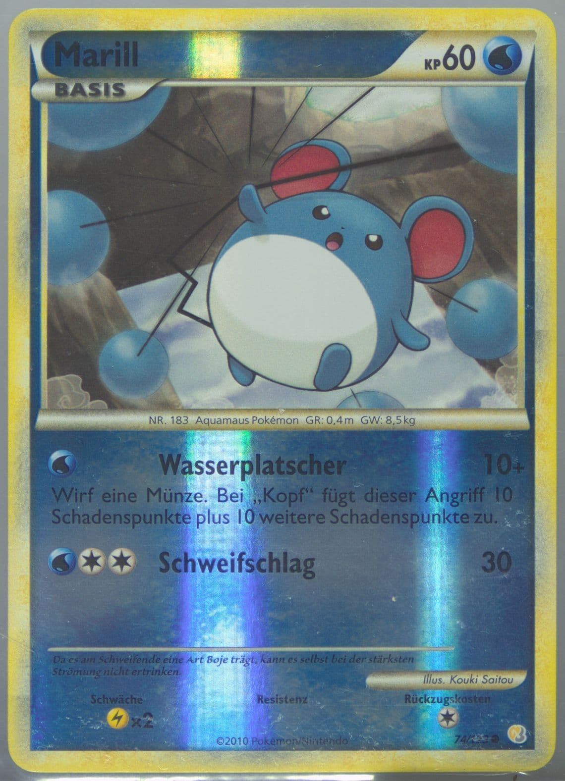 Voltilamm-Reverse Foil German (73) 2010 Pokemon Heartgold & Soulsilver