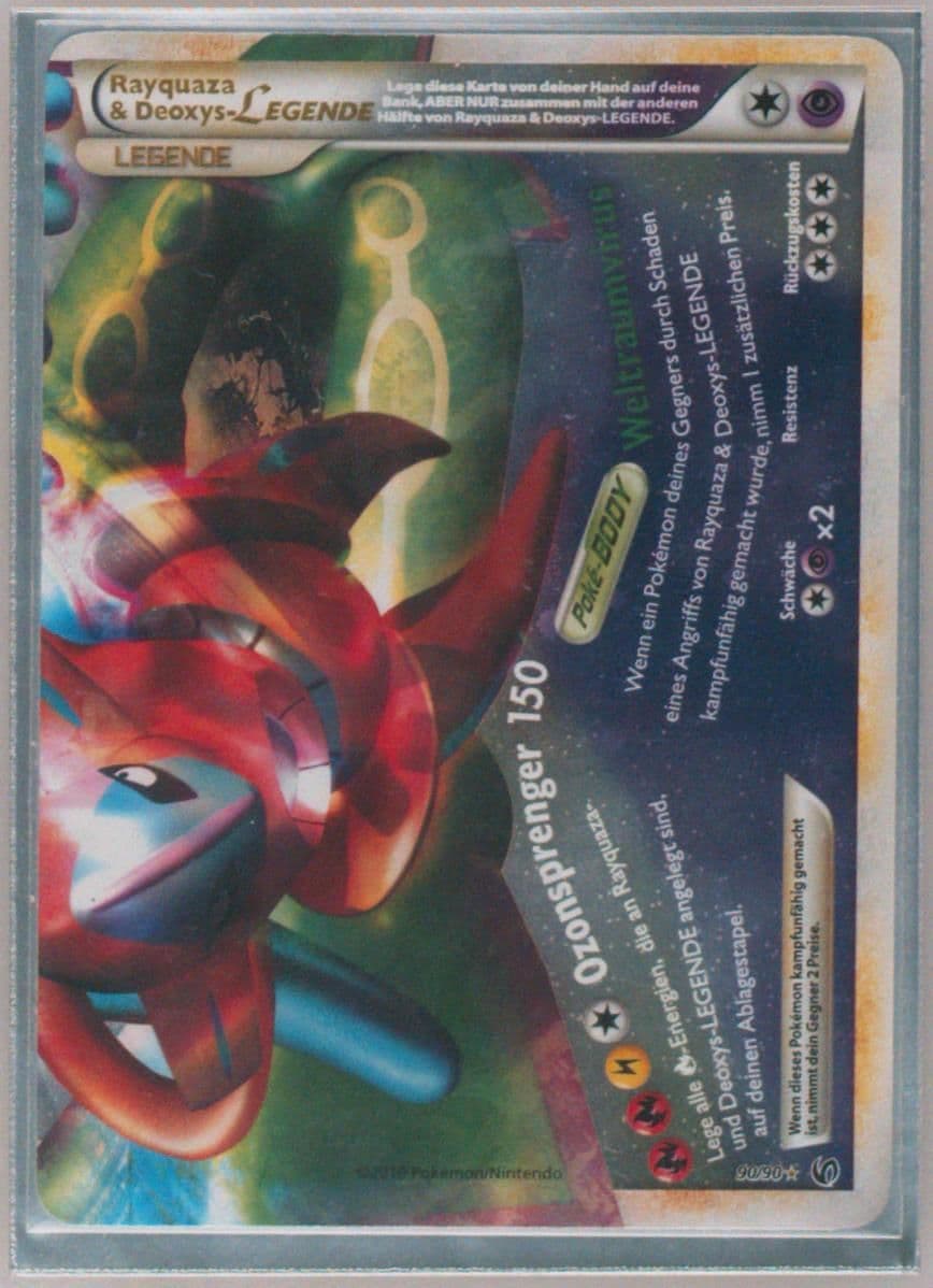 Rayquaza & Deoxys Legende-Holo German (90) 2010 Pokemon Heartgold & Soulsilver Undaunted