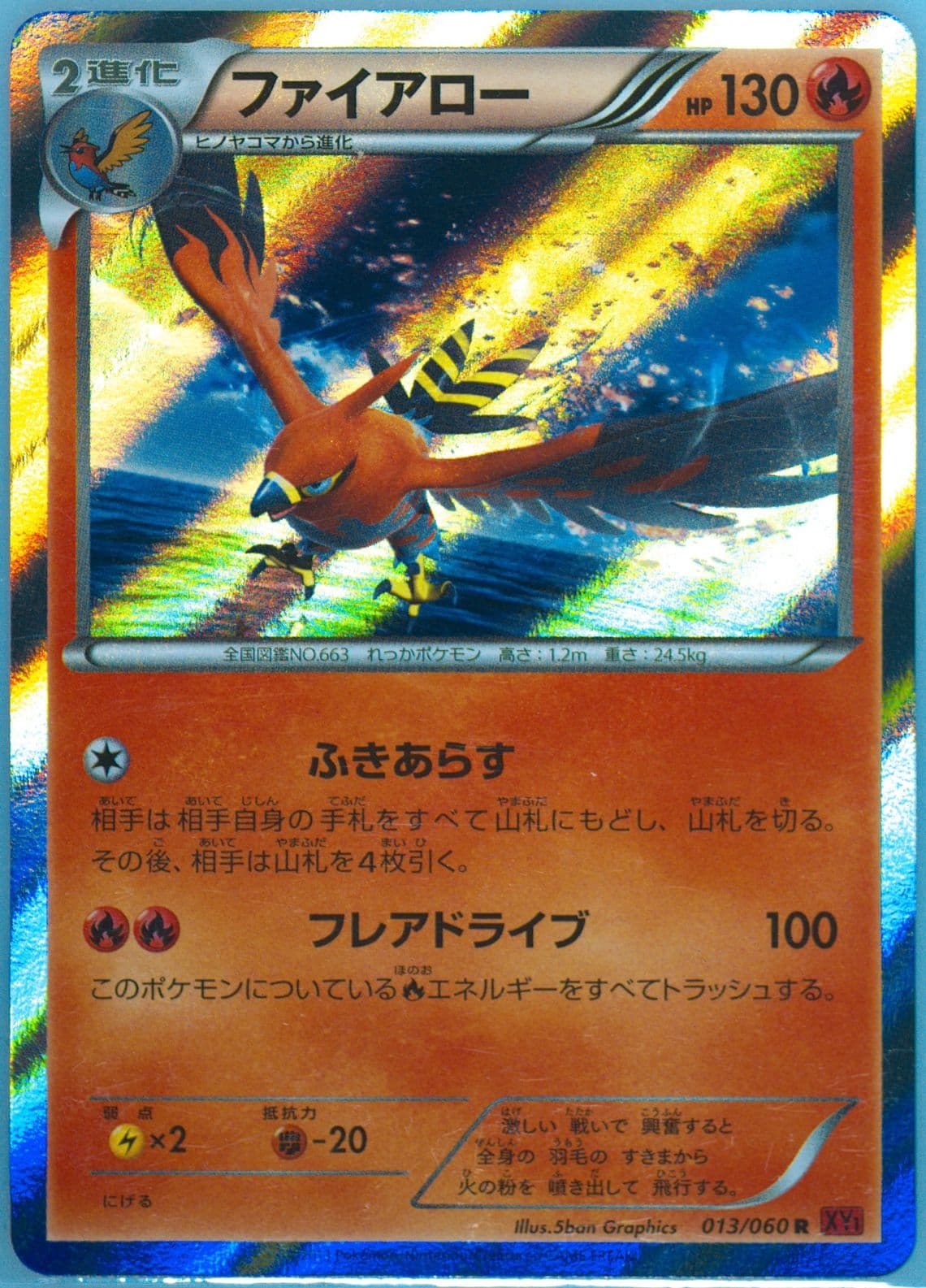 Talonflame-Holo Y (013) 2013 Pokemon Japanese XY