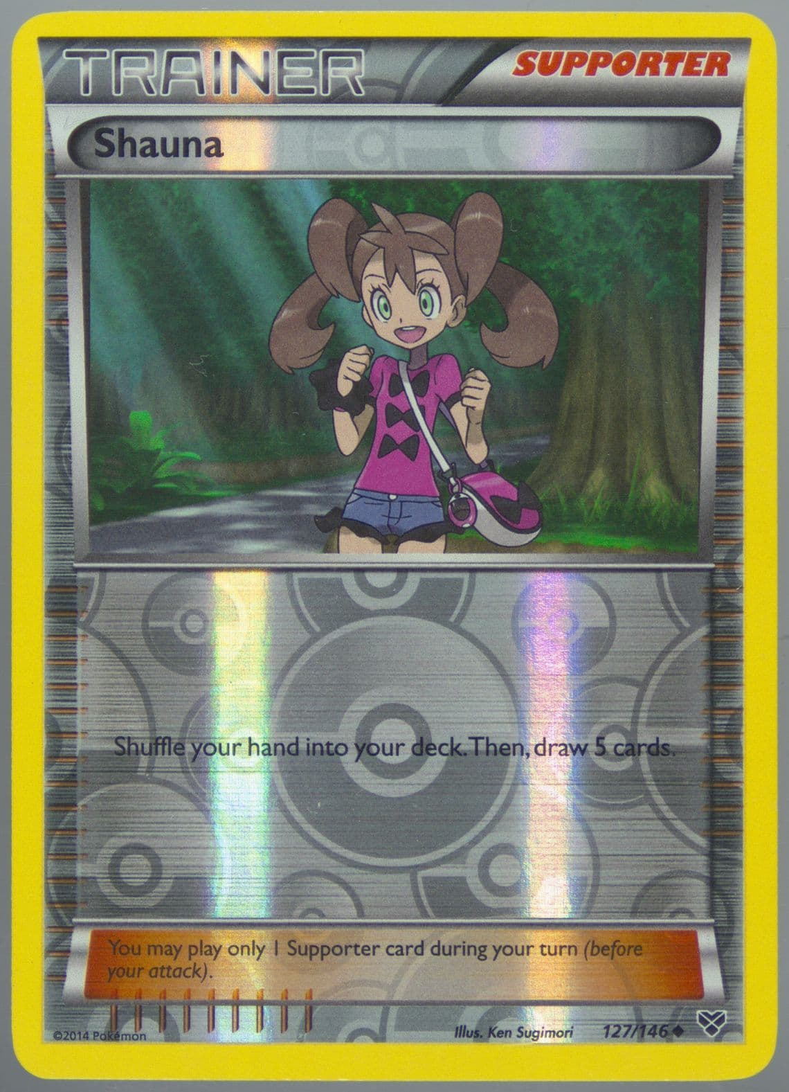 Shauna-Reverse Foil (127) 2014 Pokemon XY