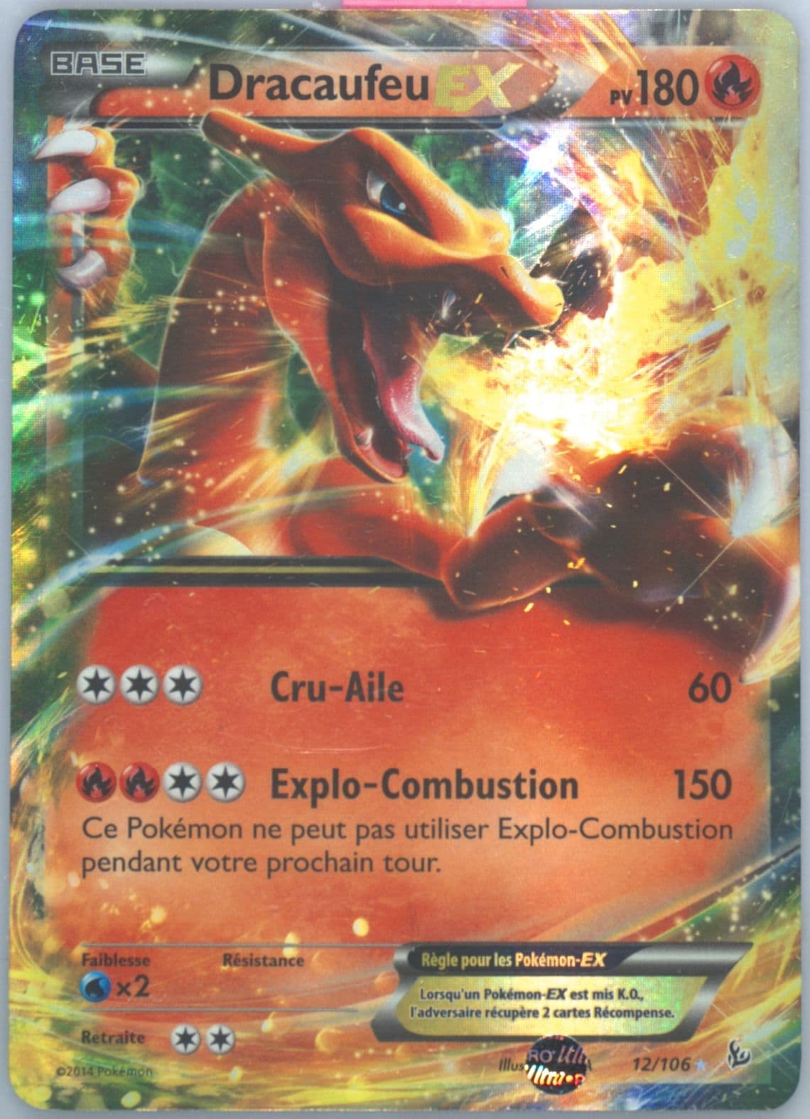 Dracaufeu EX French (12) 2014 Pokemon XY Flashfire