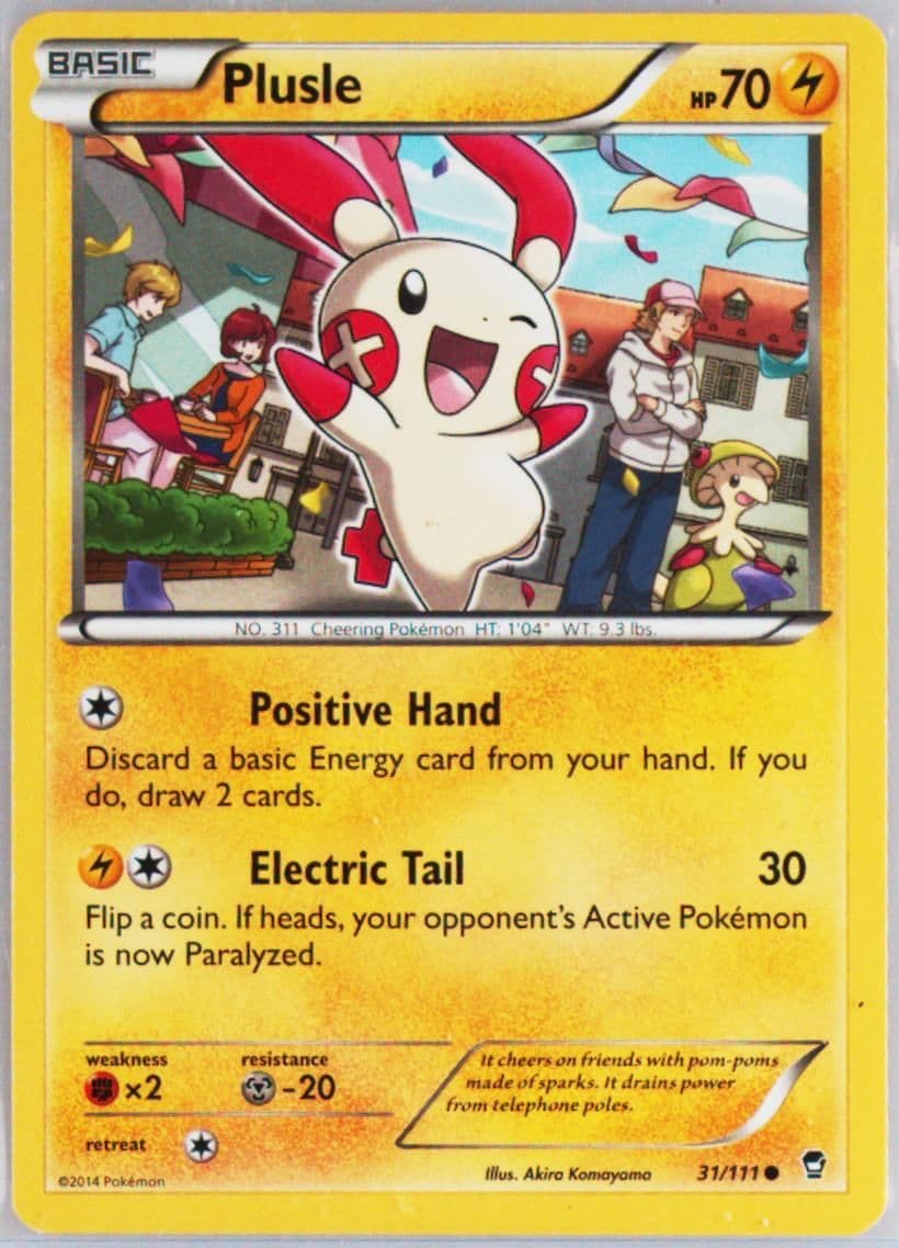 Plusle (31) 2014 Pokemon XY Furious Fists