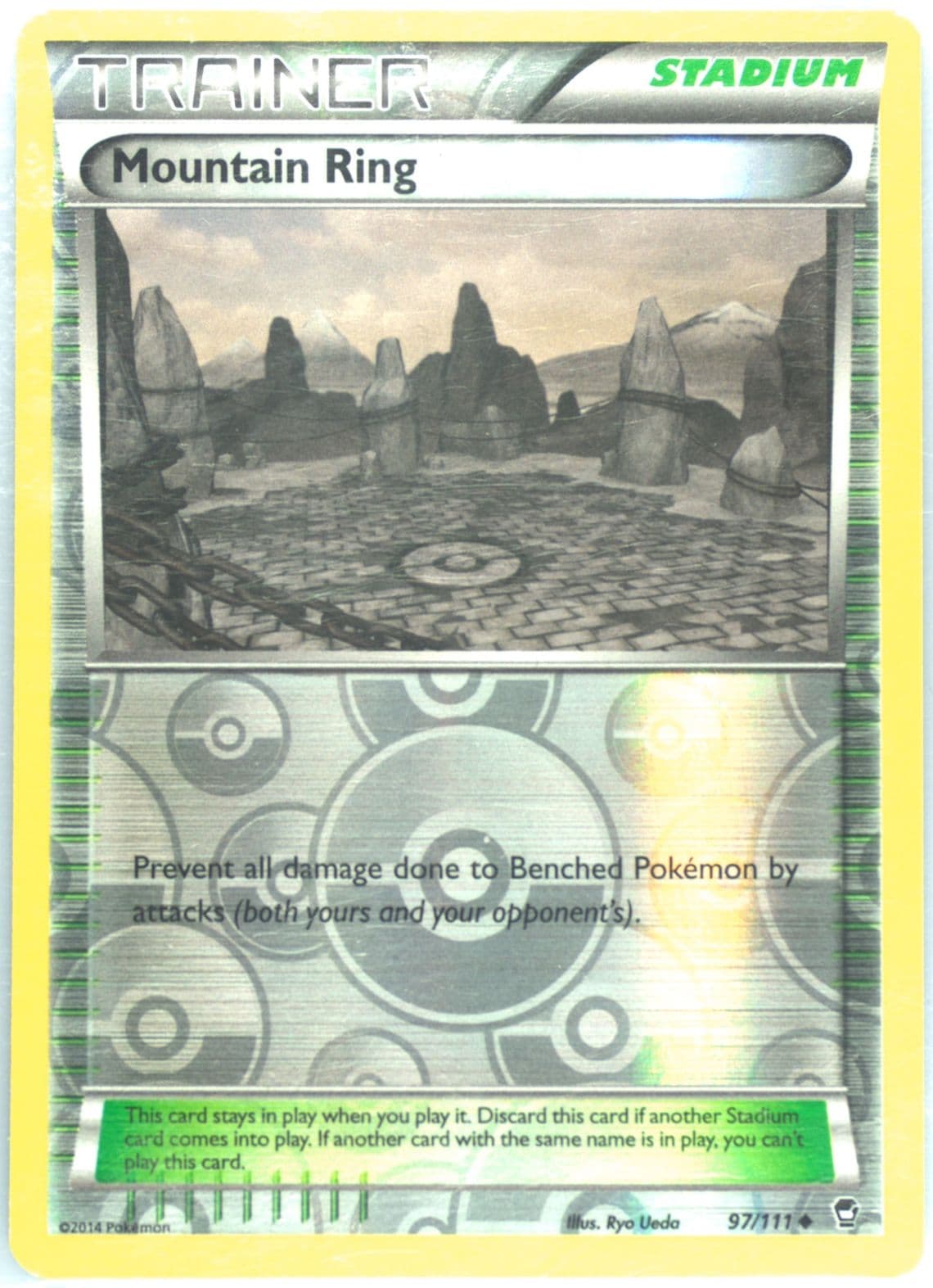 Mountain Ring-Reverse Foil (97) 2014 Pokemon XY Furious Fists