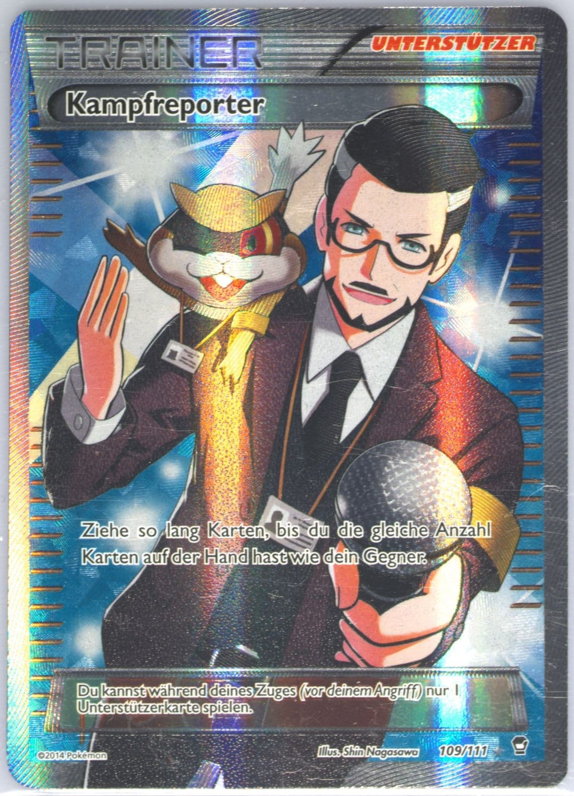 Full Art/Kampfreporter German (109) 2014 Pokemon XY Furious Fists