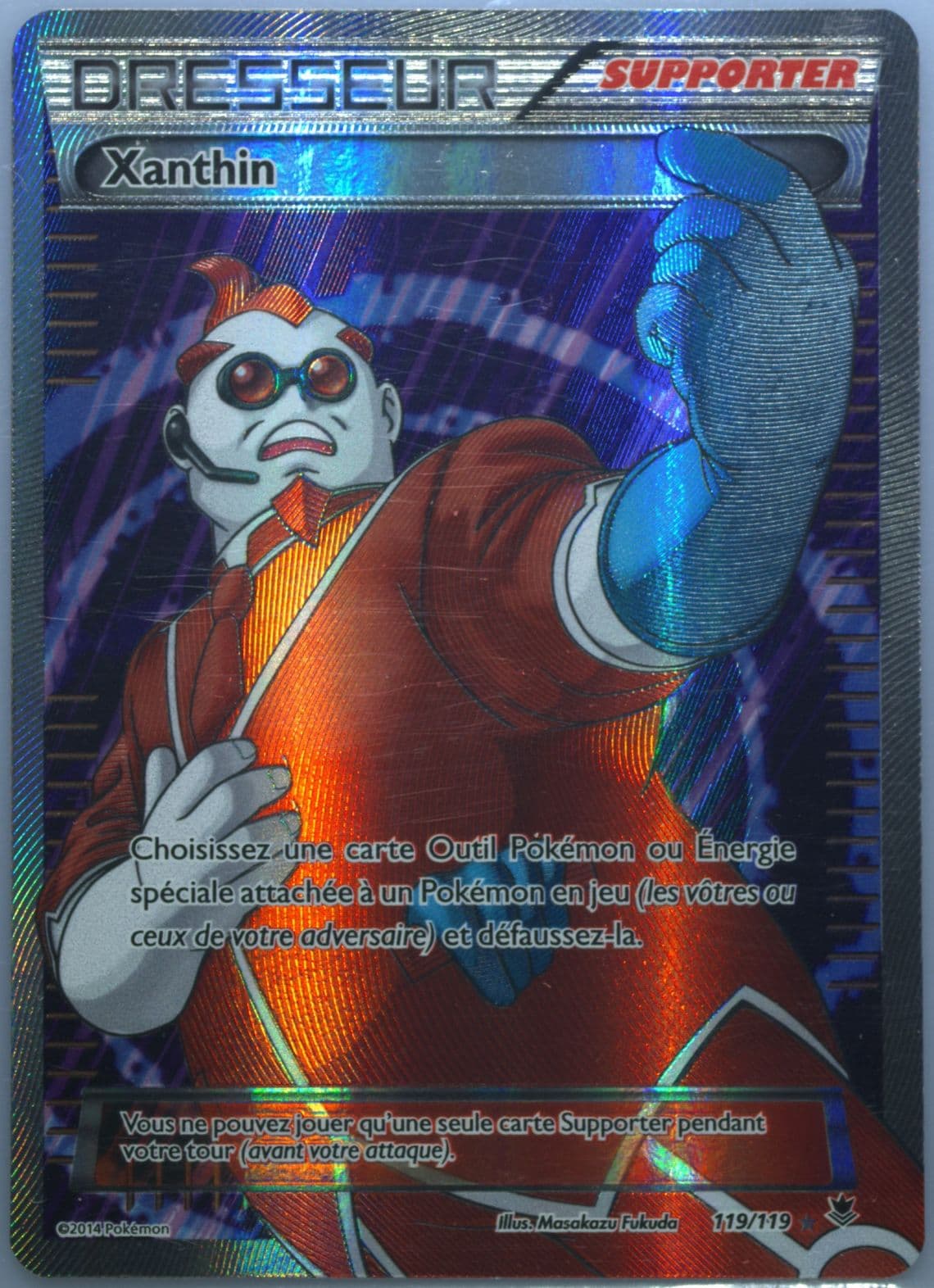 Full Art/Xanthin French (119) 2014 Pokemon XY Phantom Forces