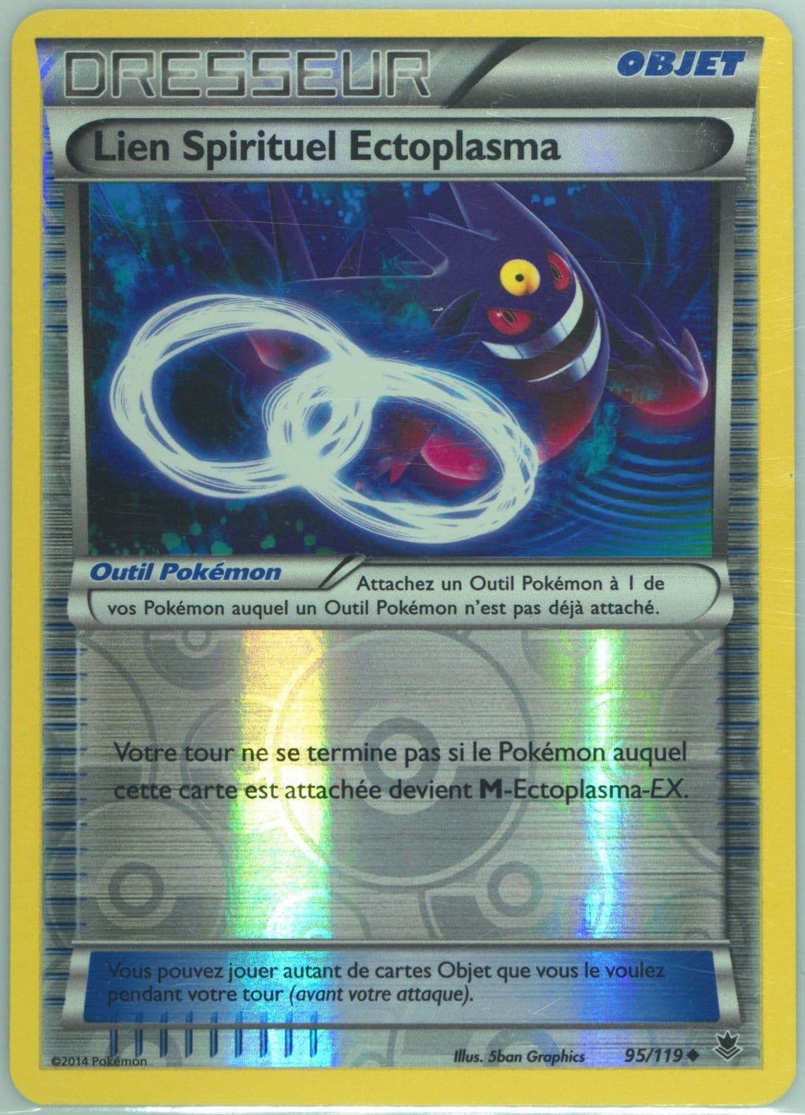 Lien Spirituel Ectoplasma-Reverse Foil French (95) 2014 Pokemon XY Phantom Forces