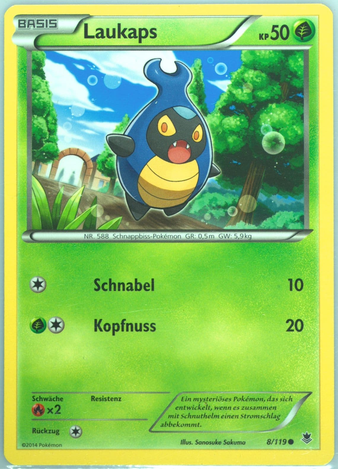 Laukaps German (8) 2014 Pokemon XY Phantom Forces