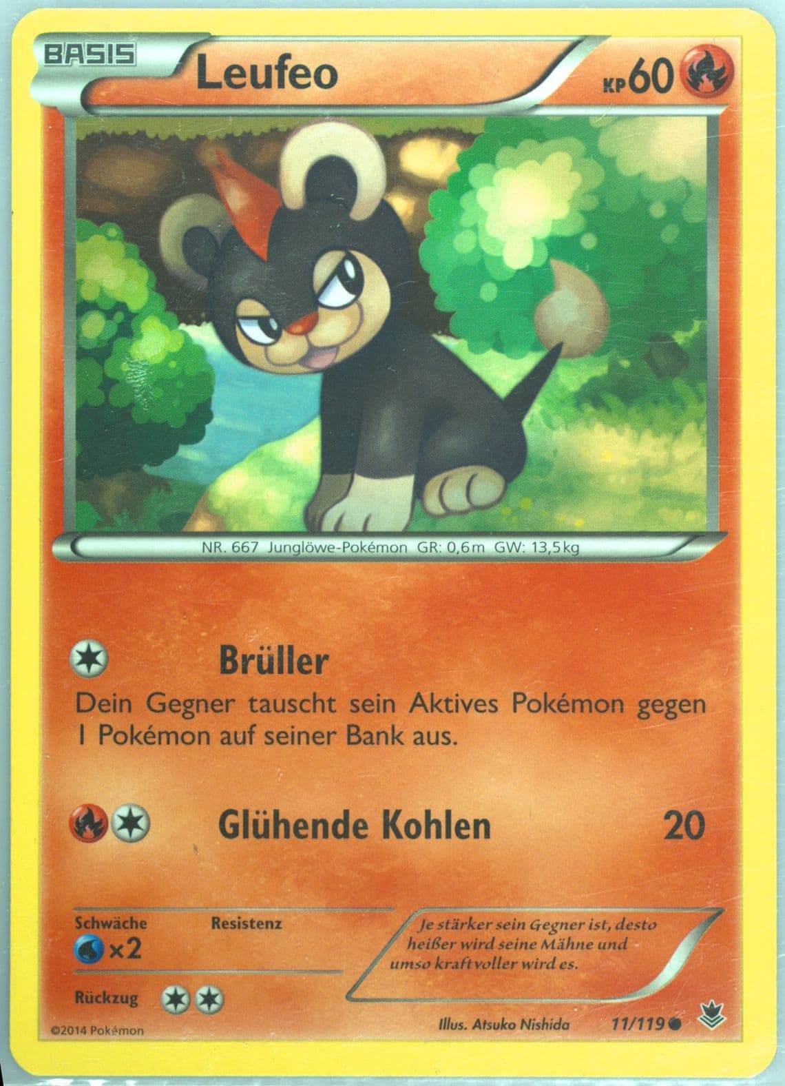 Leufeo German (11) 2014 Pokemon XY Phantom Forces