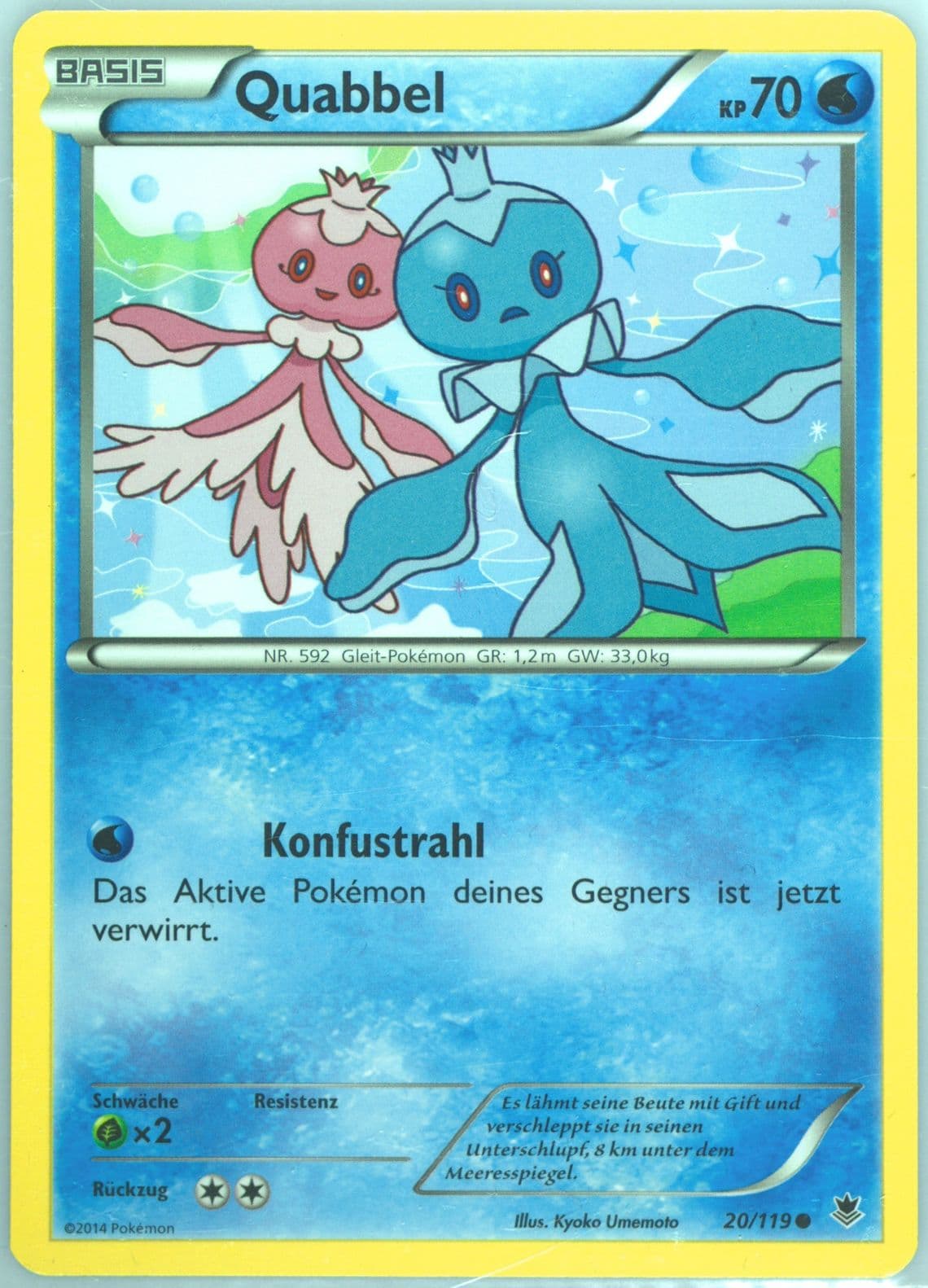 Quabbel German (20) 2014 Pokemon XY Phantom Forces