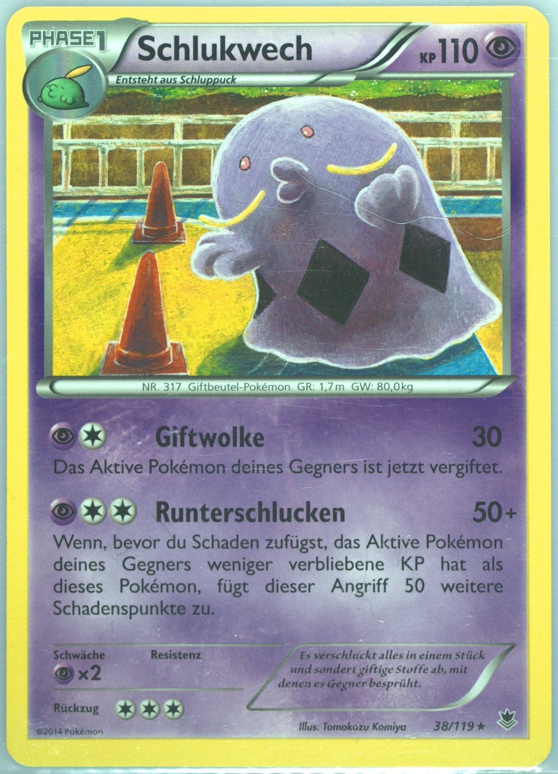Schlukwech German (38) 2014 Pokemon XY Phantom Forces