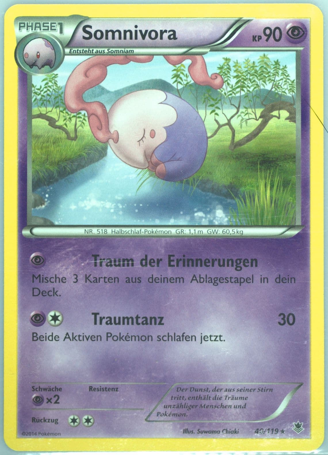 Somnivora German (40) 2014 Pokemon XY Phantom Forces