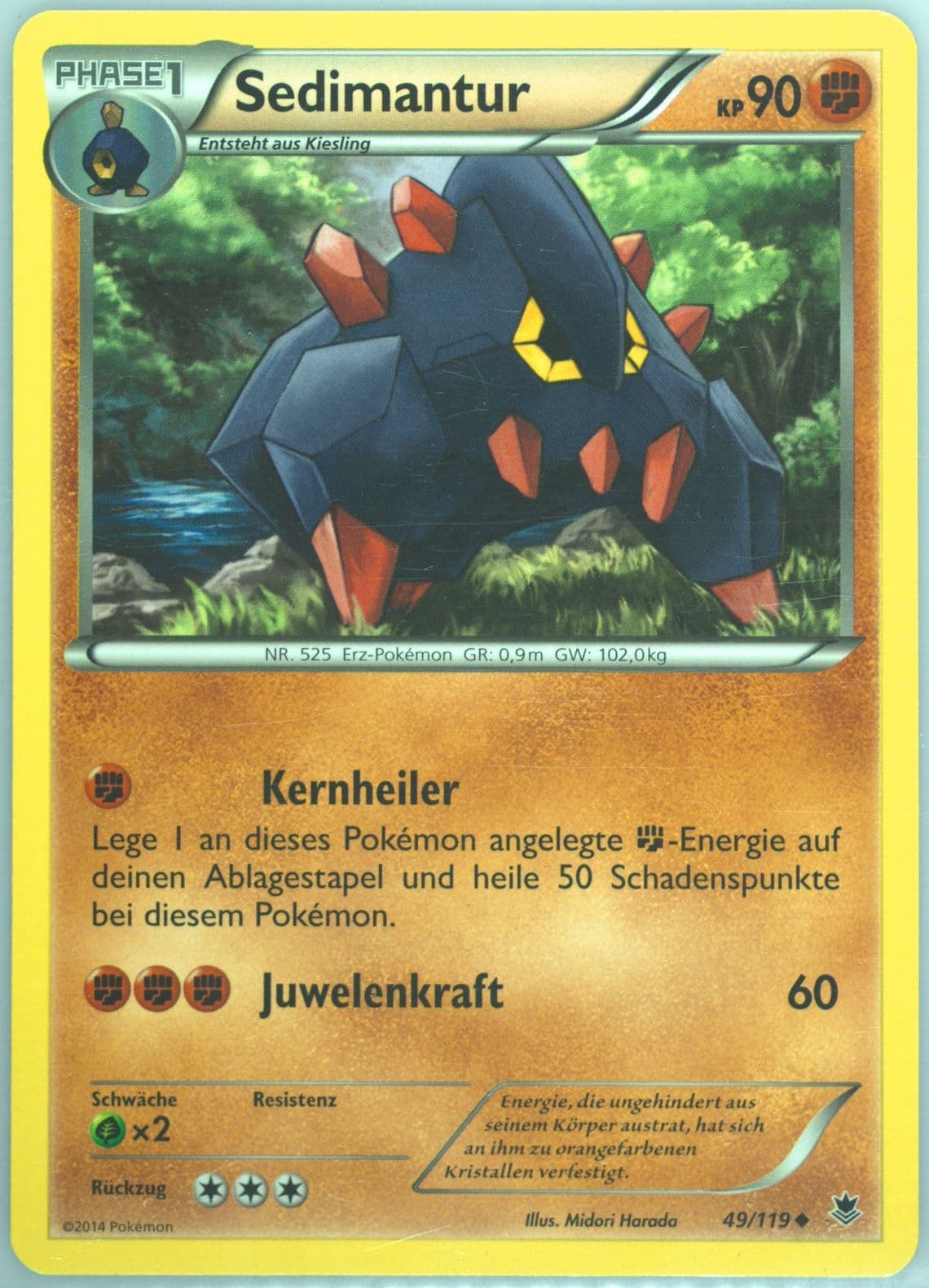 Sedimantur German (49) 2014 Pokemon XY Phantom Forces