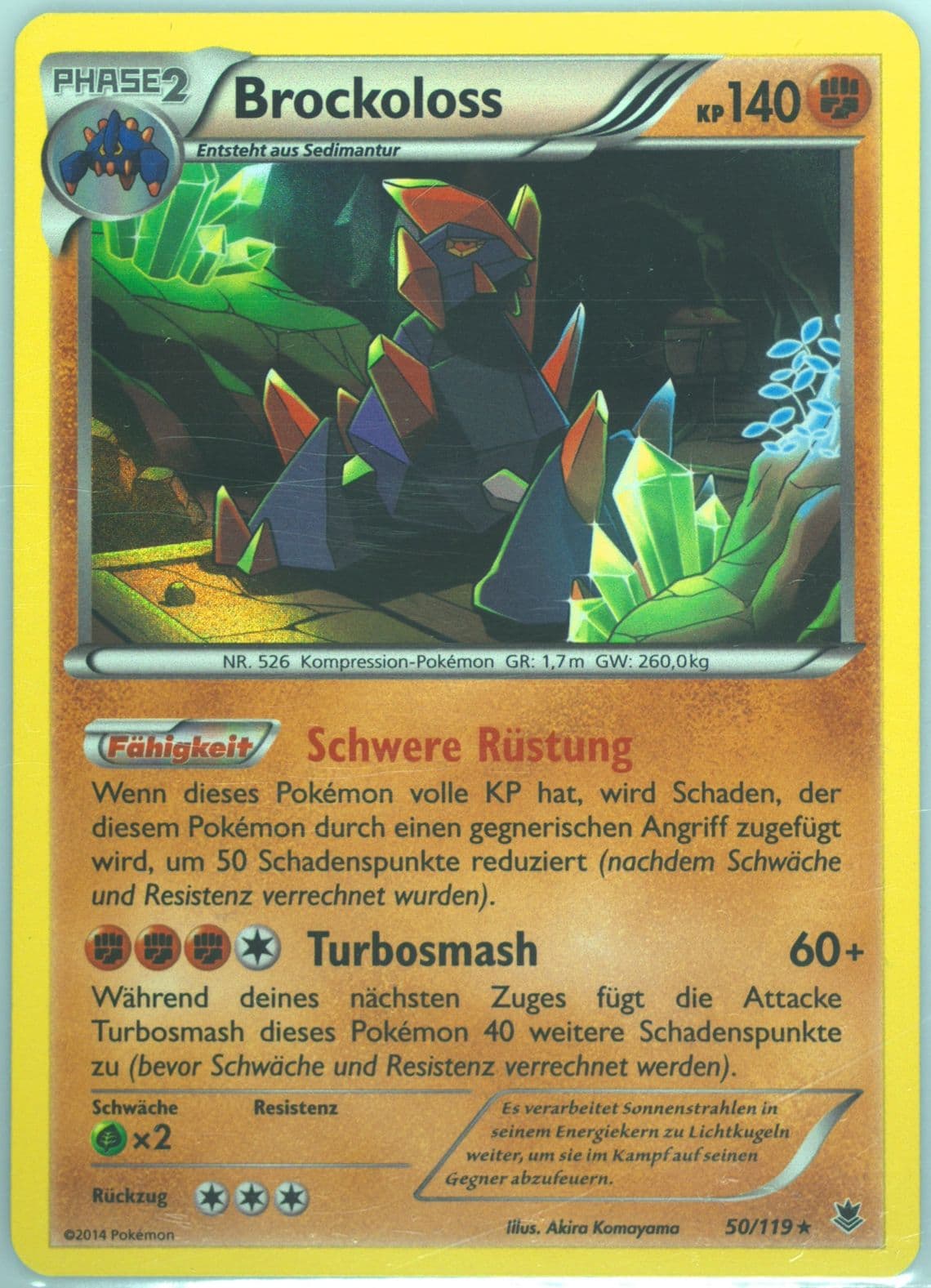 Brockoloss-Holo German (50) 2014 Pokemon XY Phantom Forces