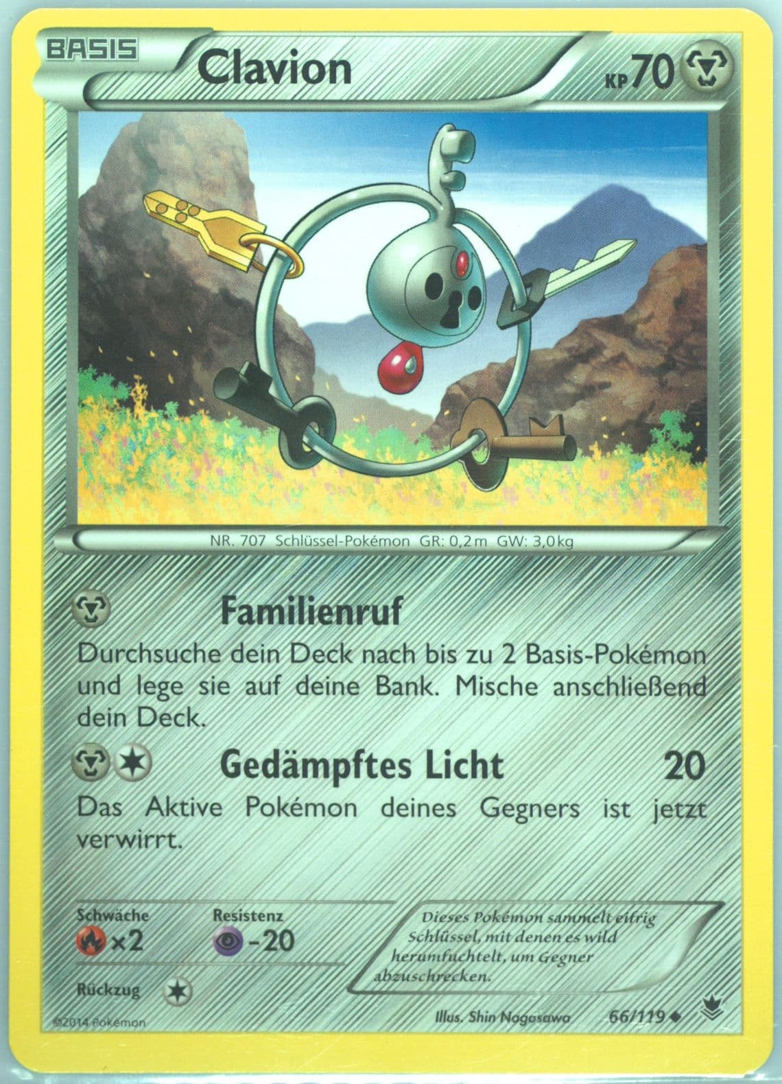 Clavion German (66) 2014 Pokemon XY Phantom Forces