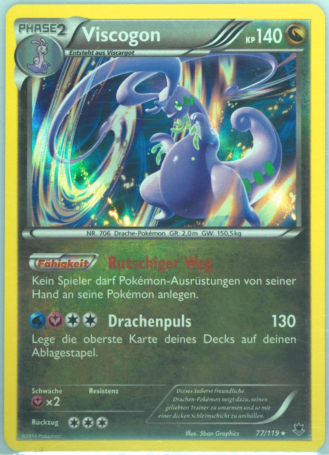 Viscogon German (77) 2014 Pokemon XY Phantom Forces