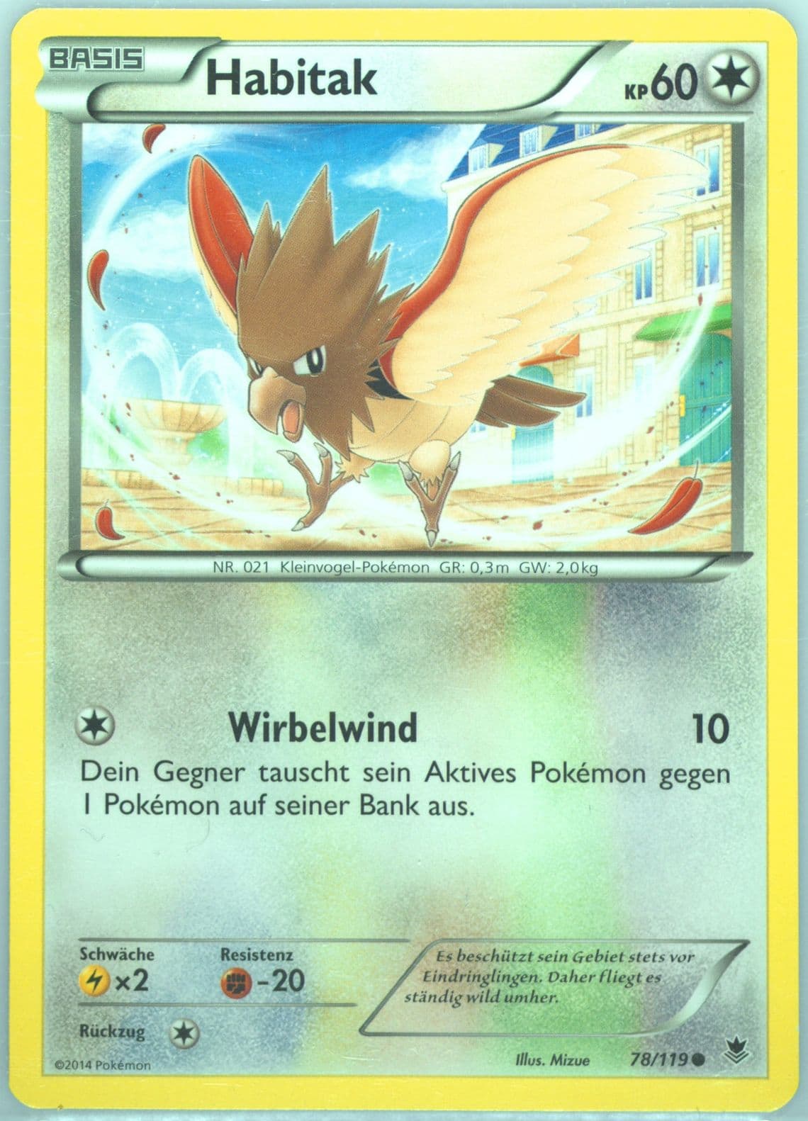 Habitak German (78) 2014 Pokemon XY Phantom Forces