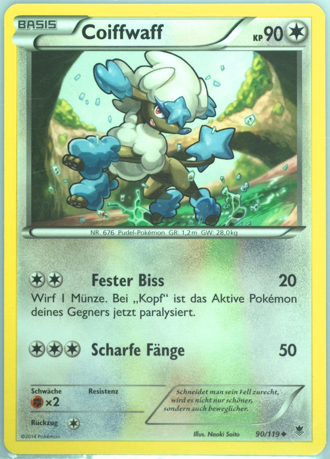 Coiffwaff German (90) 2014 Pokemon XY Phantom Forces
