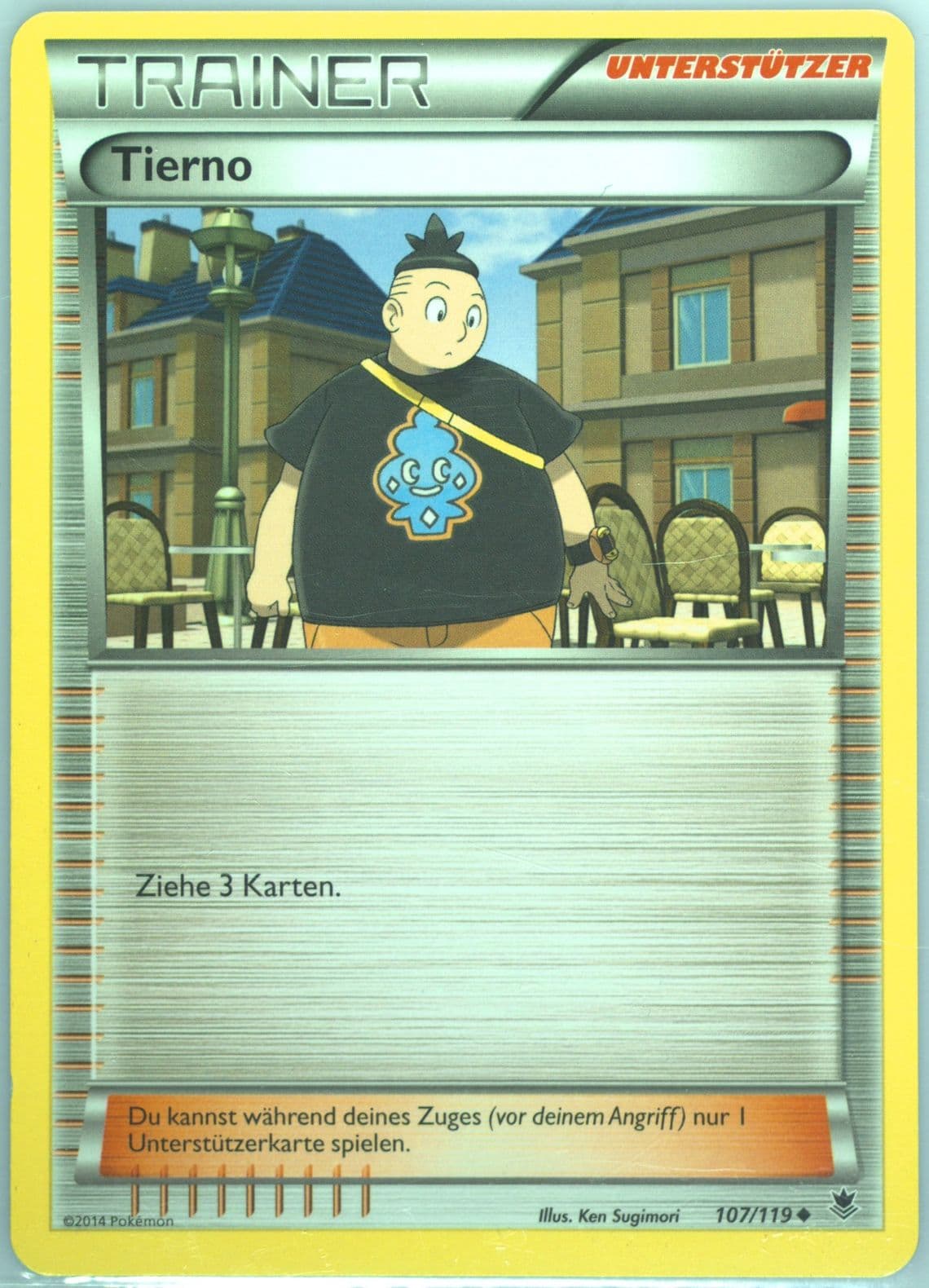 Tierno German (107) 2014 Pokemon XY Phantom Forces