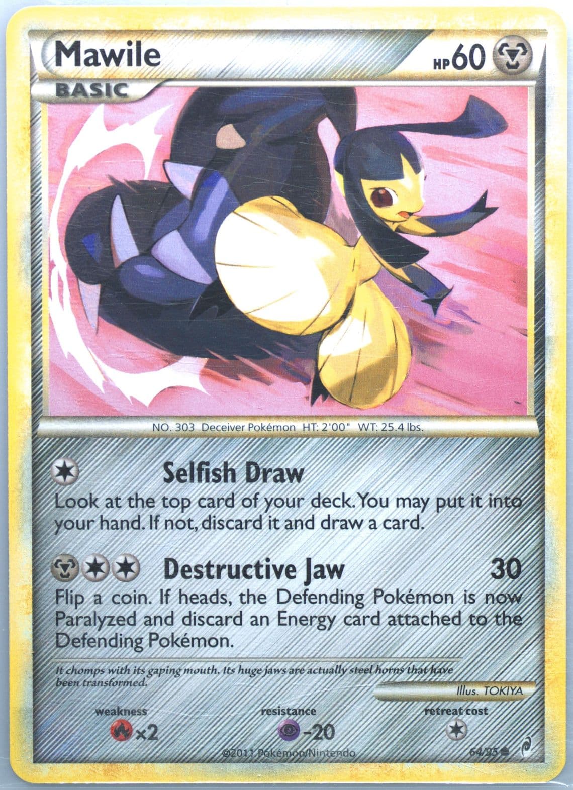 Mawile (64) 2011 Pokemon Call of Legends
