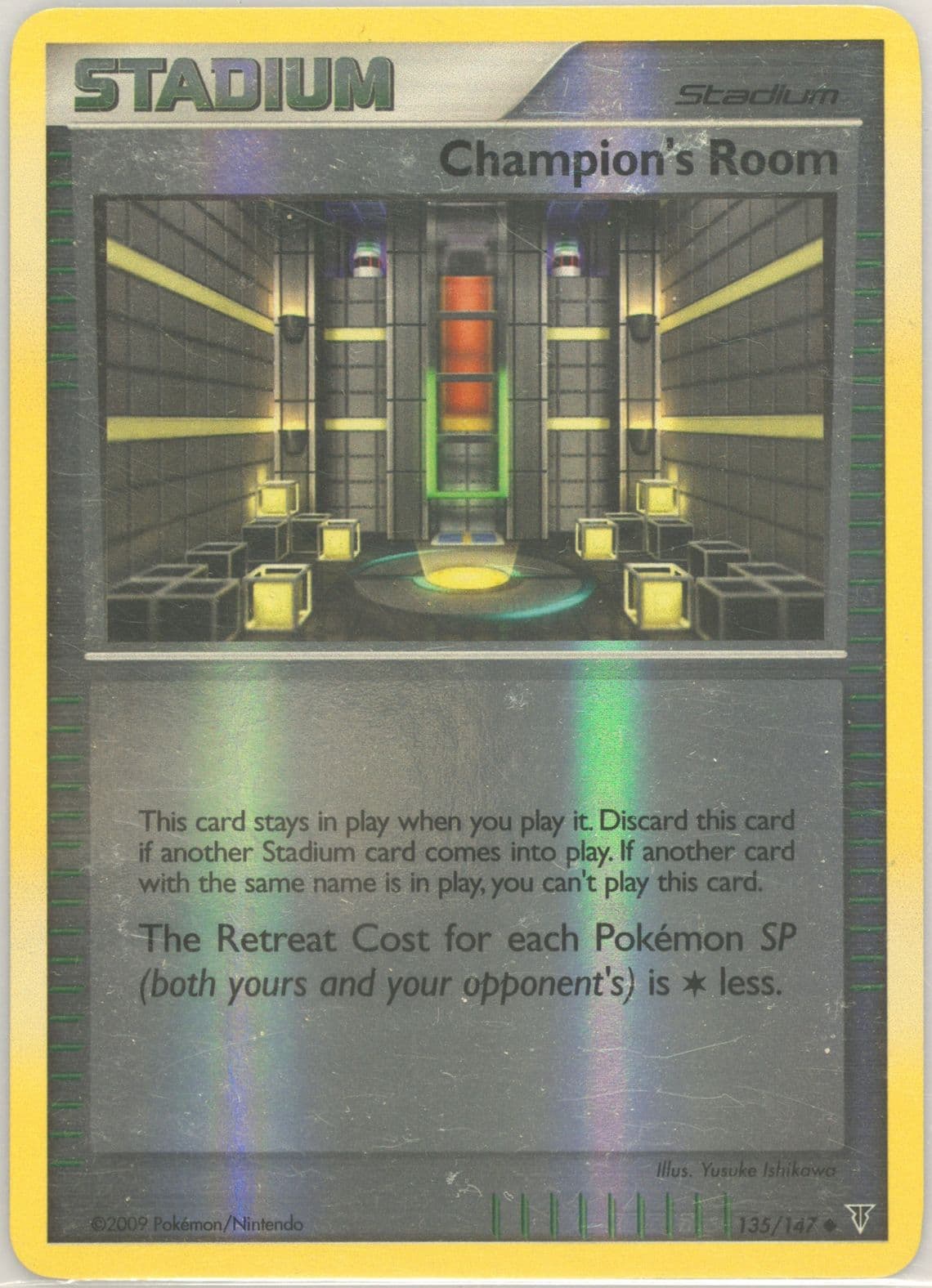 Champion's Room-Reverse Foil (135) 2009 Pokemon Platinum Supreme Victors