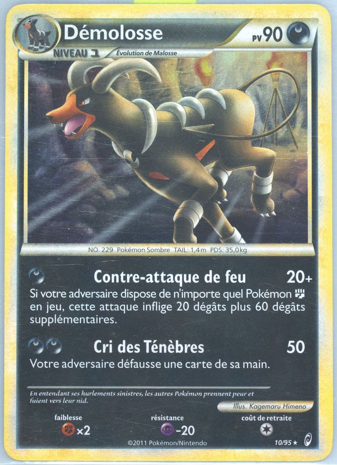 Demolosse-Holo French (10) 2011 Pokemon Call of Legends