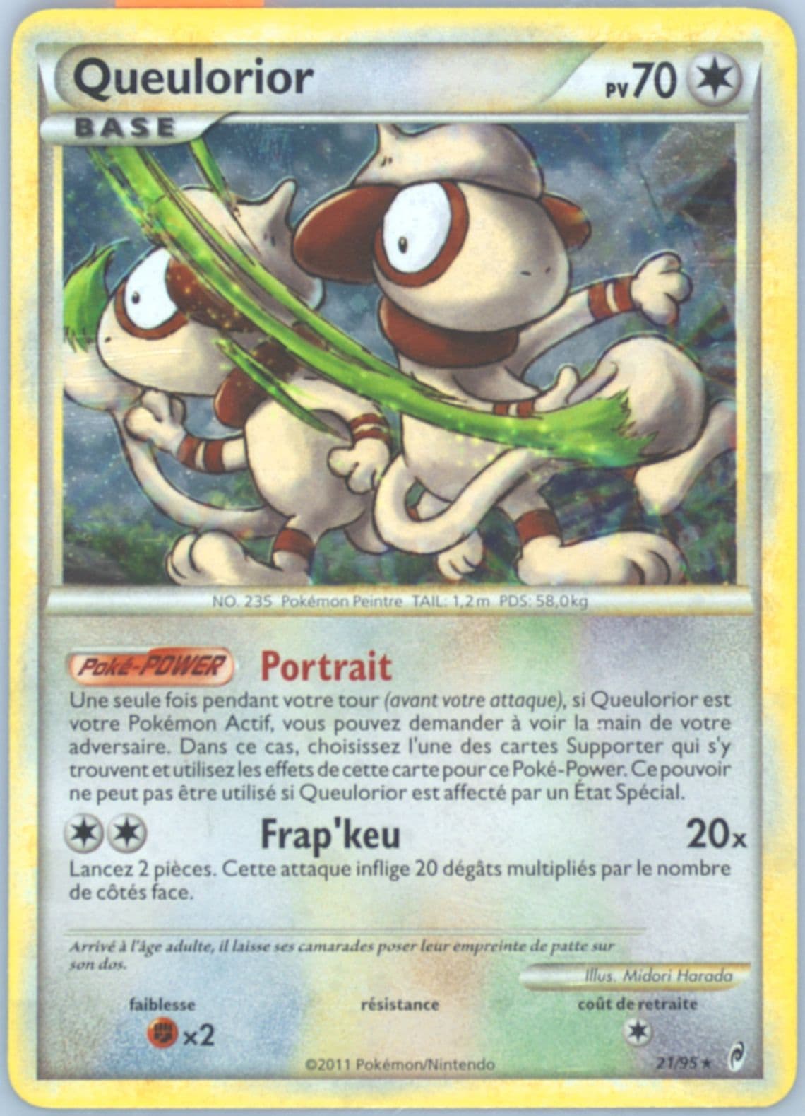 Queulorior-Holo French (21) 2011 Pokemon Call of Legends