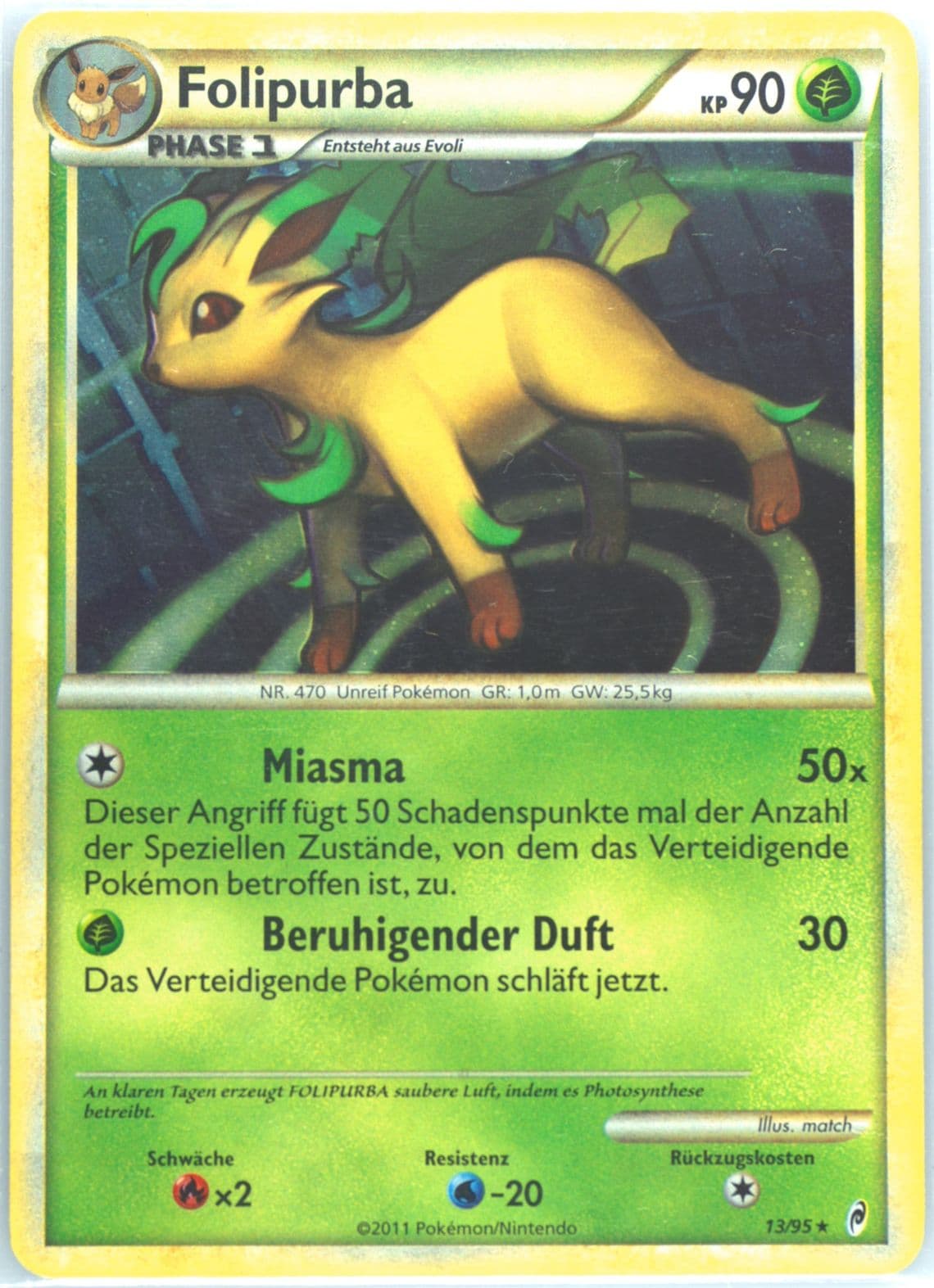 Folipurba-Holo German (13) 2011 Pokemon Call of Legends