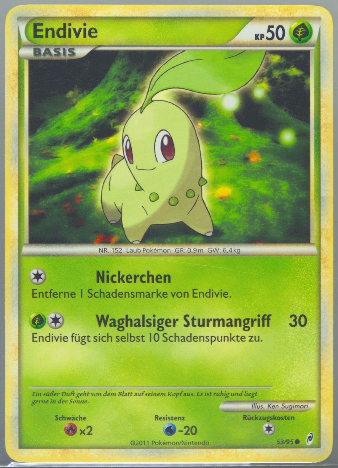 Endivie German (53) 2011 Pokemon Call of Legends