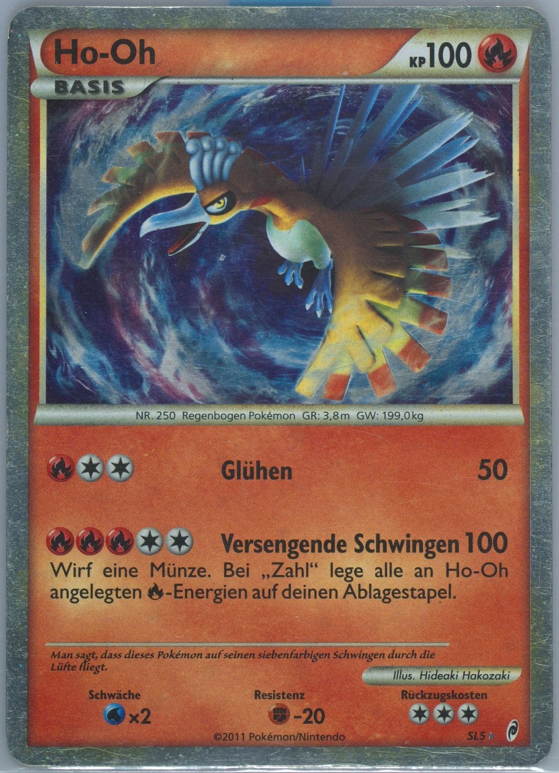 HO-Oh-Holo German (SL5) 2011 Pokemon Call of Legends