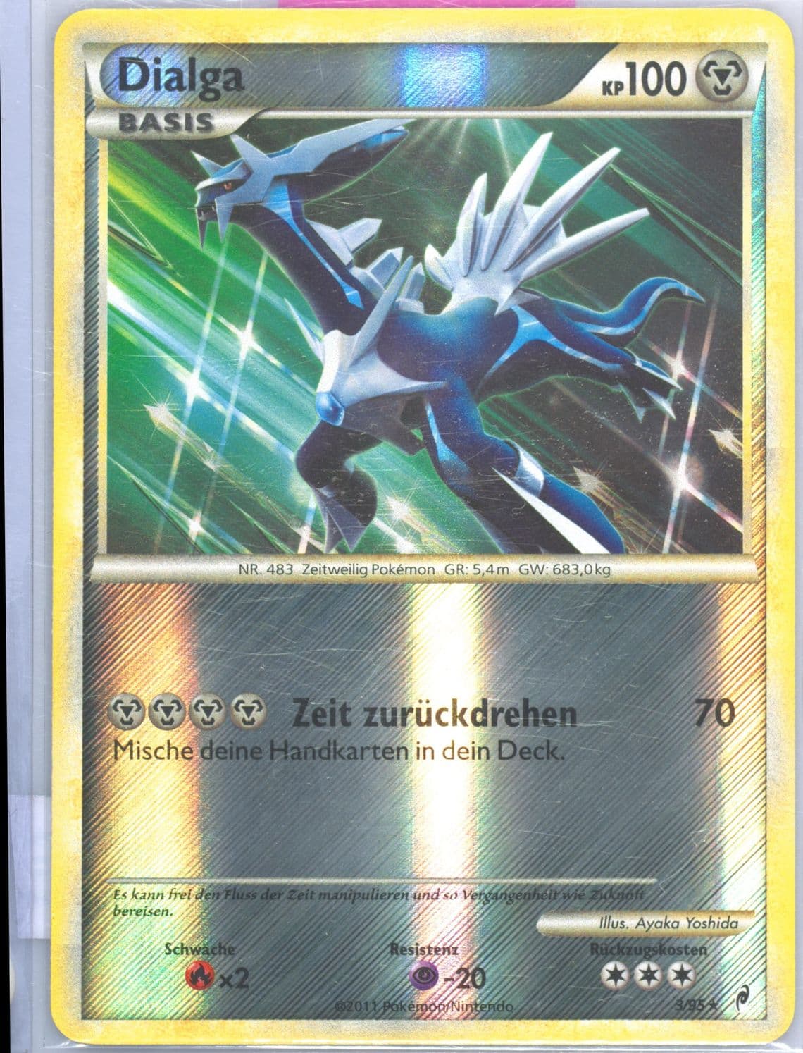 Dialga-Reverse Foil German (3) 2011 Pokemon Call of Legends
