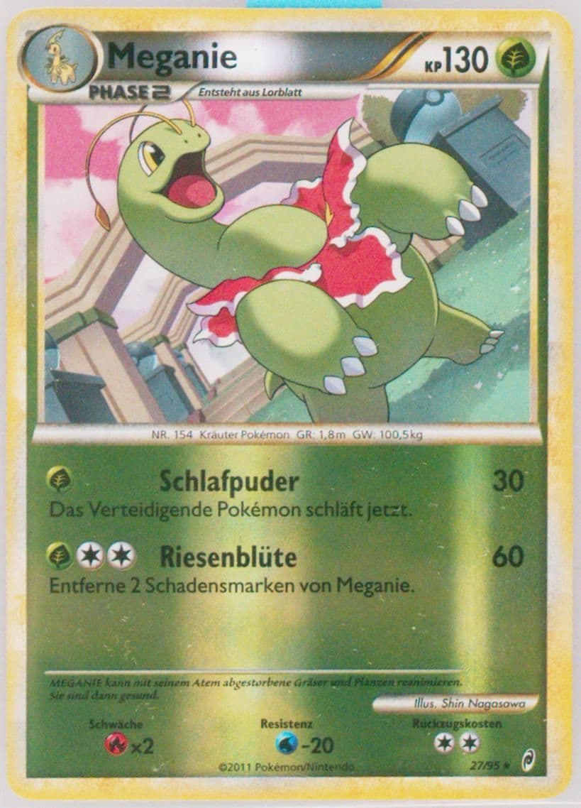 Meganie-Reverse Foil German (27) 2011 Pokemon Call of Legends