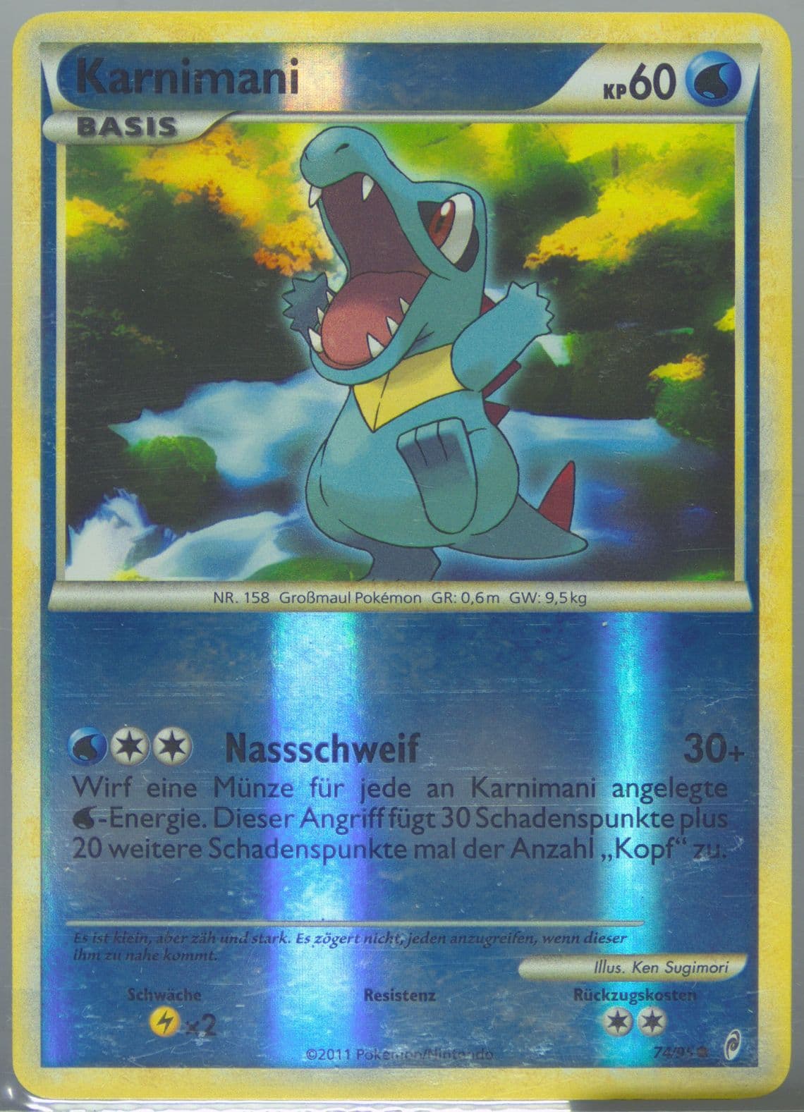 Karnimani-Reverse Foil German (74) 2011 Pokemon Call of Legends