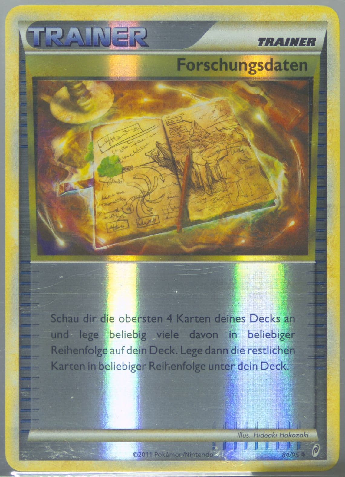 Forschungsdaten-Reverse Foil German (84) 2011 Pokemon Call of Legends