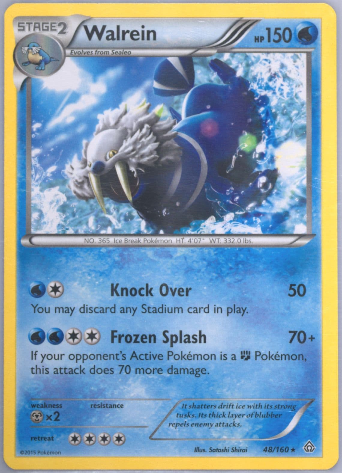 Walrein (48) 2015 Pokemon XY Primal Clash