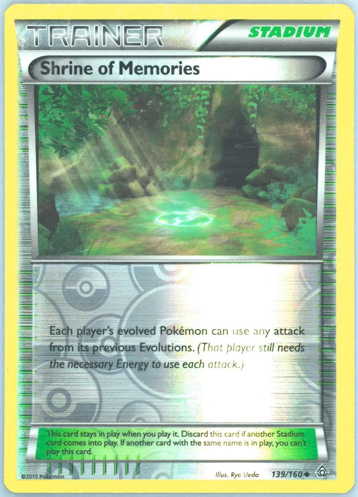 Shrine of Memories-Reverse Foil (139) 2015 Pokemon XY Primal Clash