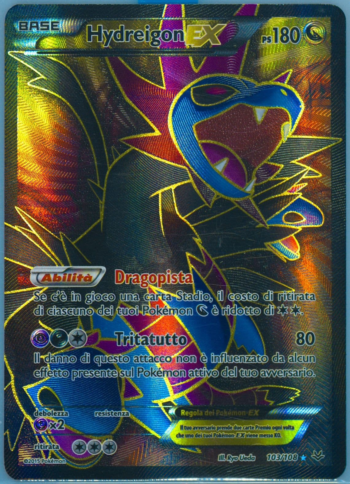 Full Art/Hydreigon EX Italian (103) 2015 Pokemon XY Roaring Skies